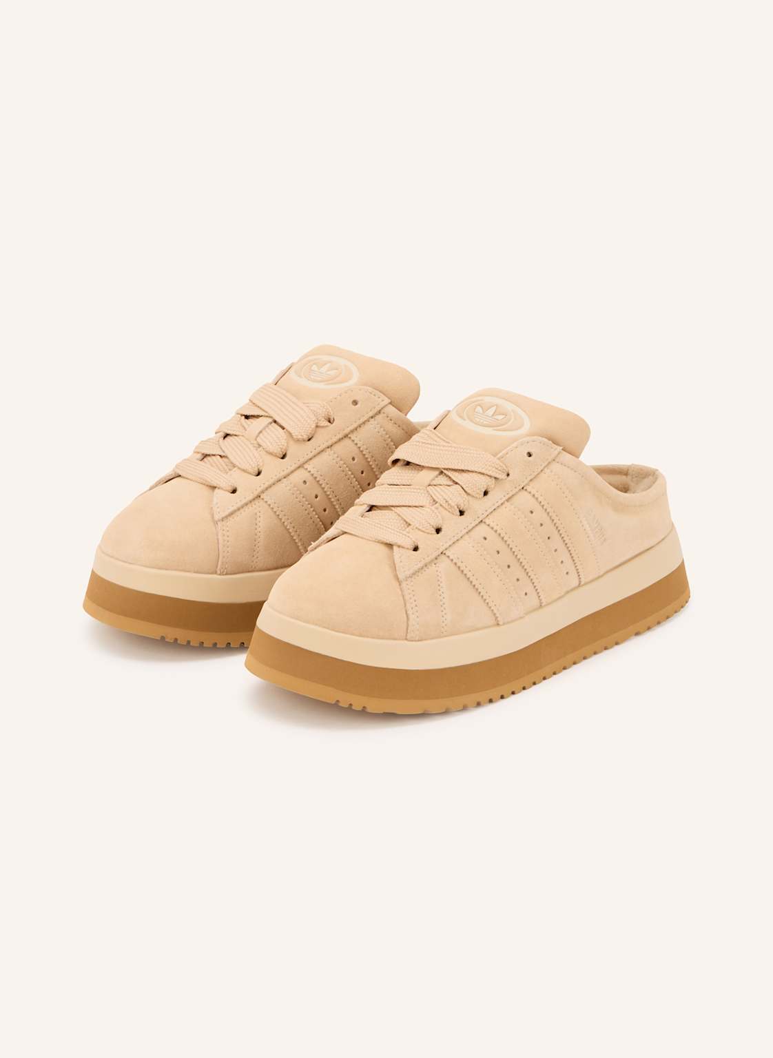 Produktový obrázek adidas Originals Adidas Originals Mules Na Platformě Campus 00s béžová
