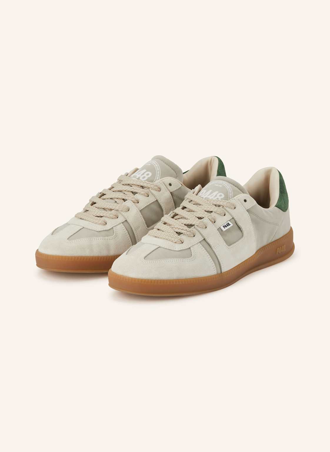 Produktový obrázek P448 p448 Sneakersy Monza krémová / zelená