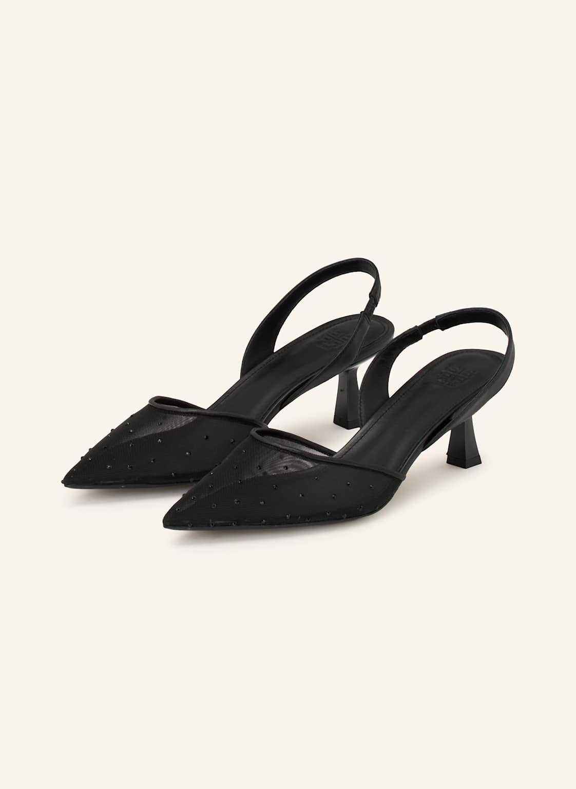 Produktový obrázek RIANI Riani Slingpumps S Otevřenou Patou A Ozdobnými Kamínky černá