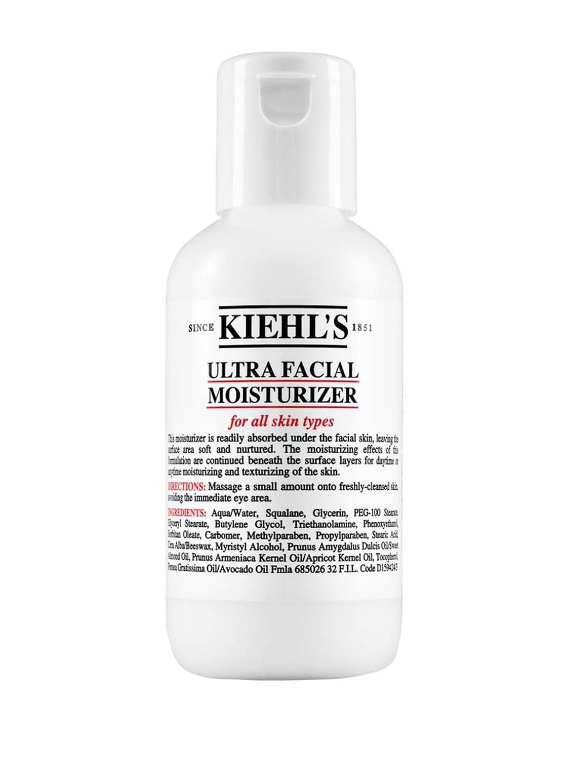 Image of Kiehl's Ultra Facial Moisturizer Intensiv-Feuchtigkeitslotion 125 ml