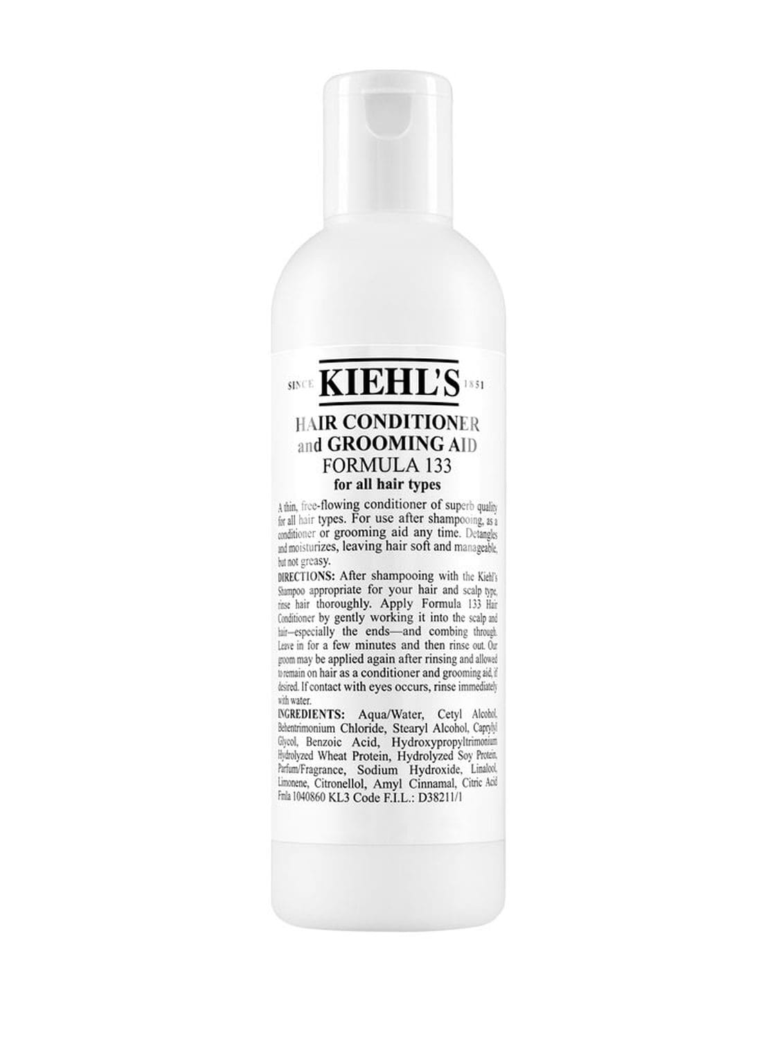 Image of Kiehl's Hair Conditioner And Grooming Aid Formula 133 500 ml