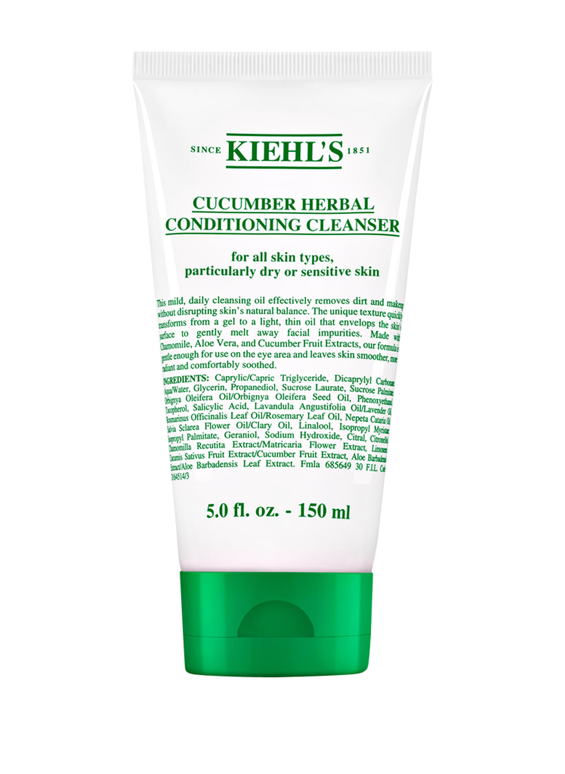 Image of Kiehl's Cucumber Herbal Cleanser Reinigungsgel 150 ml
