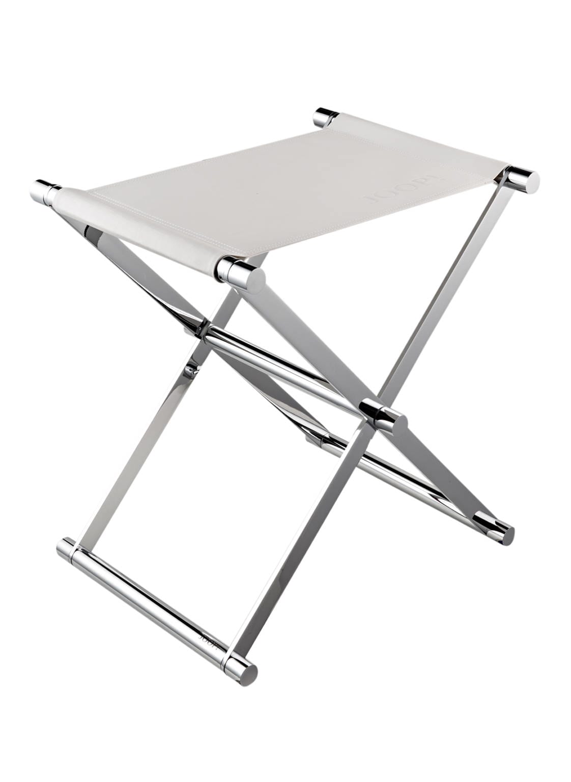 Image of Joop! Hocker Chromeline weiss