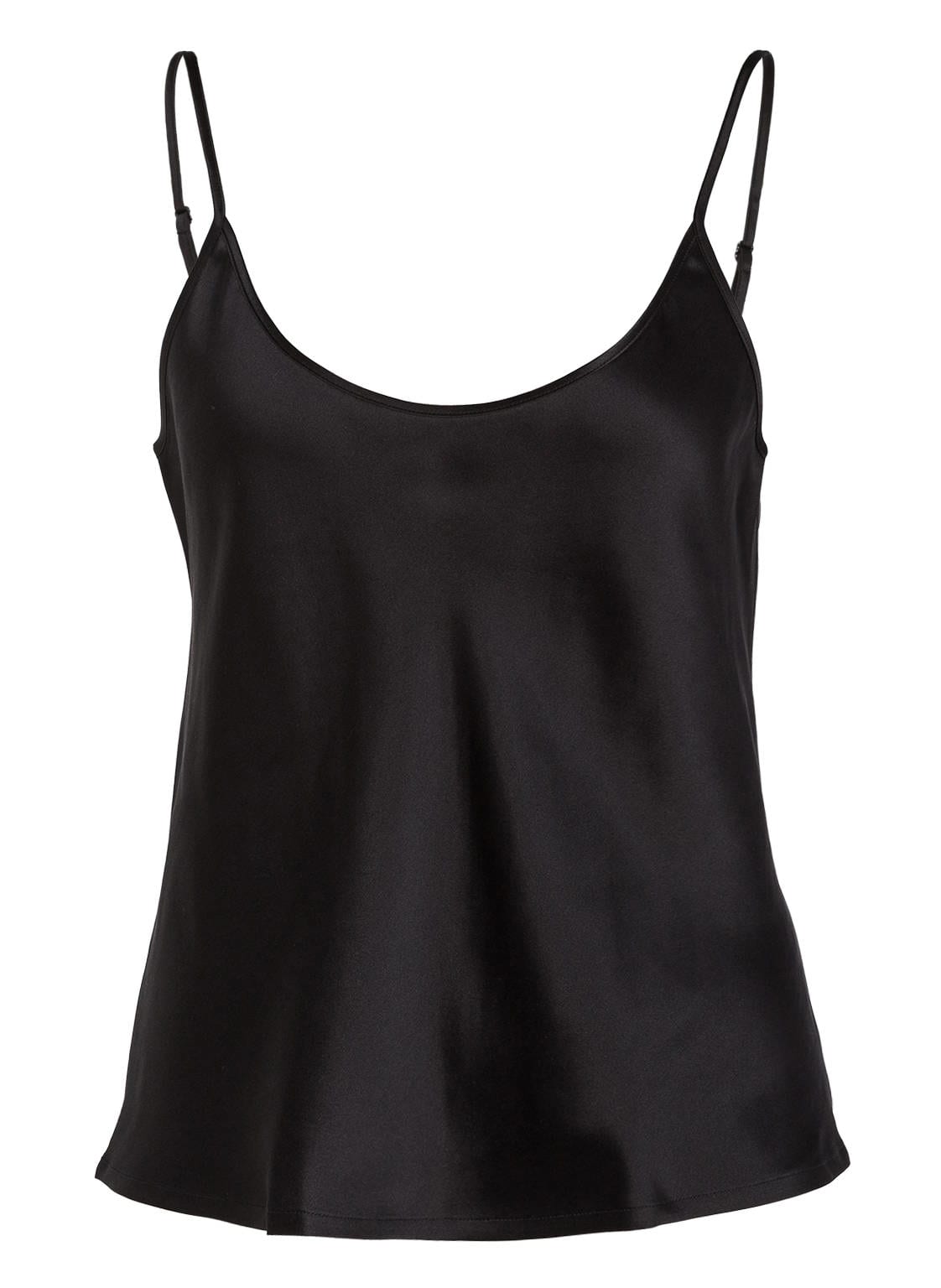 Image of La Perla Schlaftop Silk Aus Seide schwarz