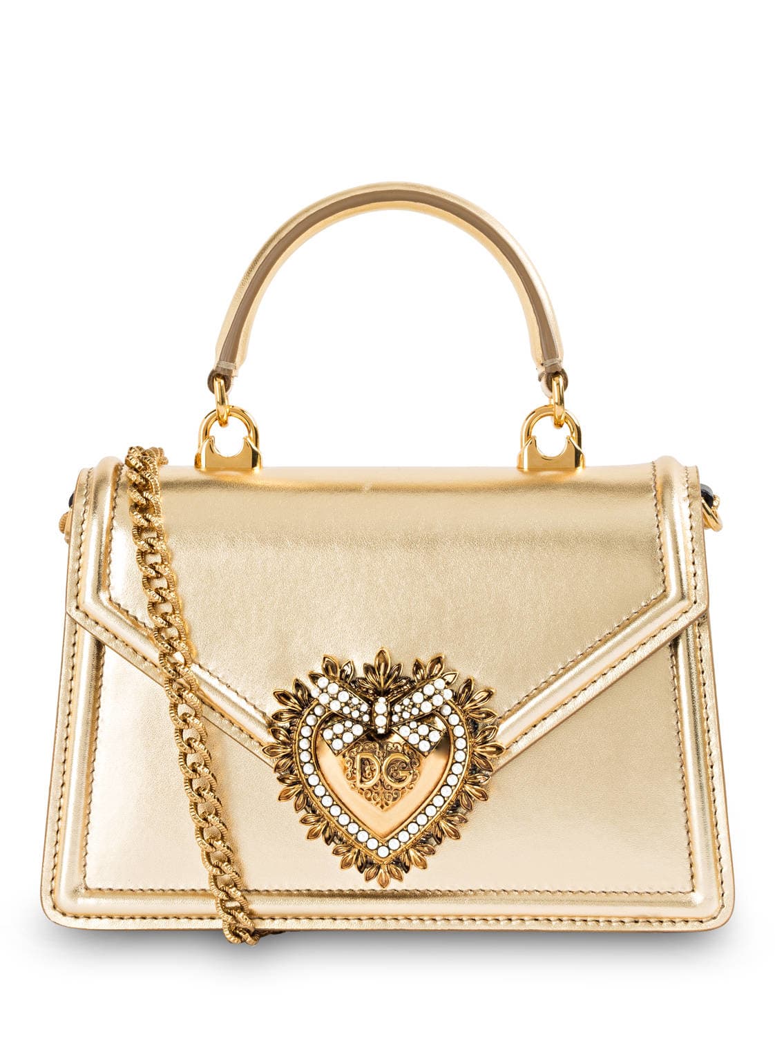 Image of Dolce & Gabbana Handtasche Devotion Mini gold