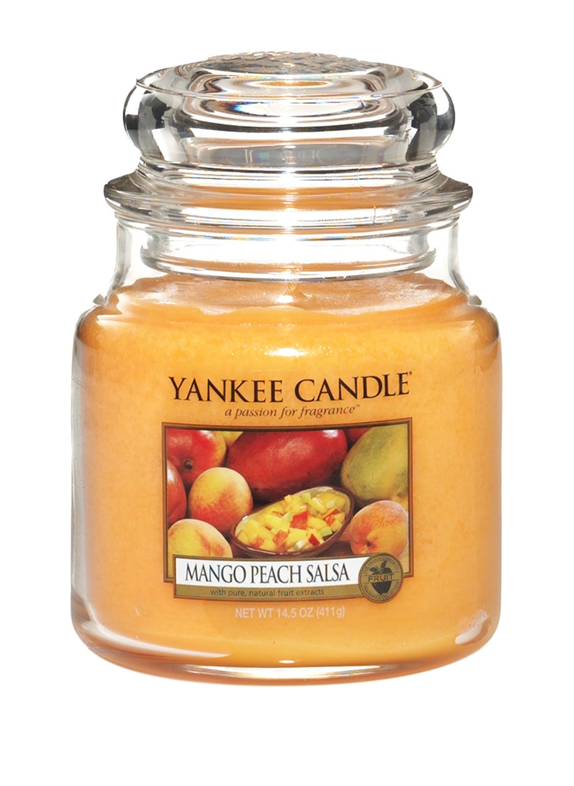 Image of Yankee Candle Mango Peach Salsa Duftkerze 411 g