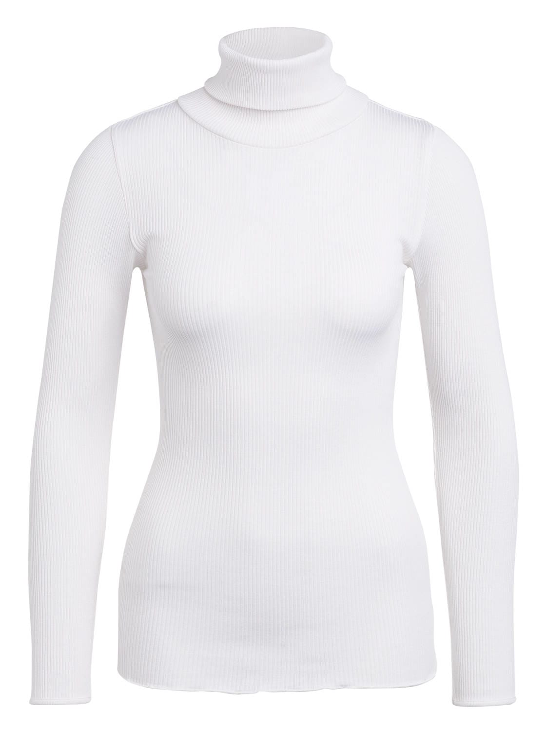 Image of Rosemunde Rollkragenshirt Babette Aus Seide weiss