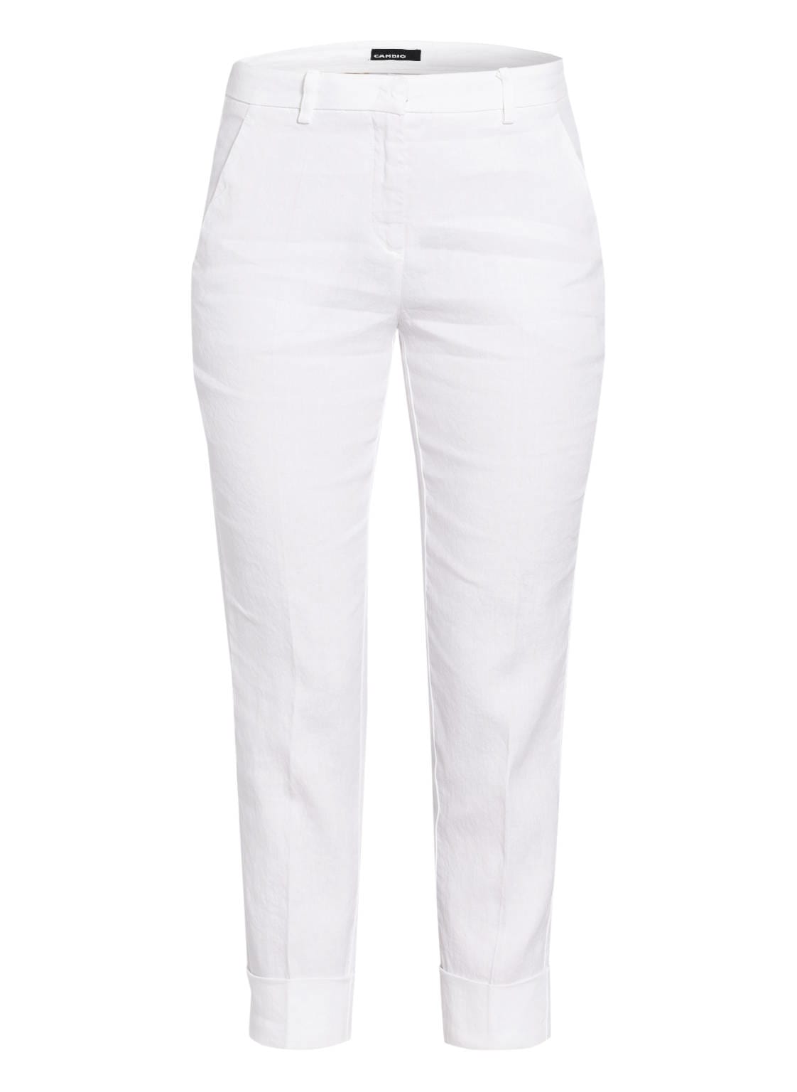 Image of Cambio 7/8-Hose Krystal Mit Leinen weiss
