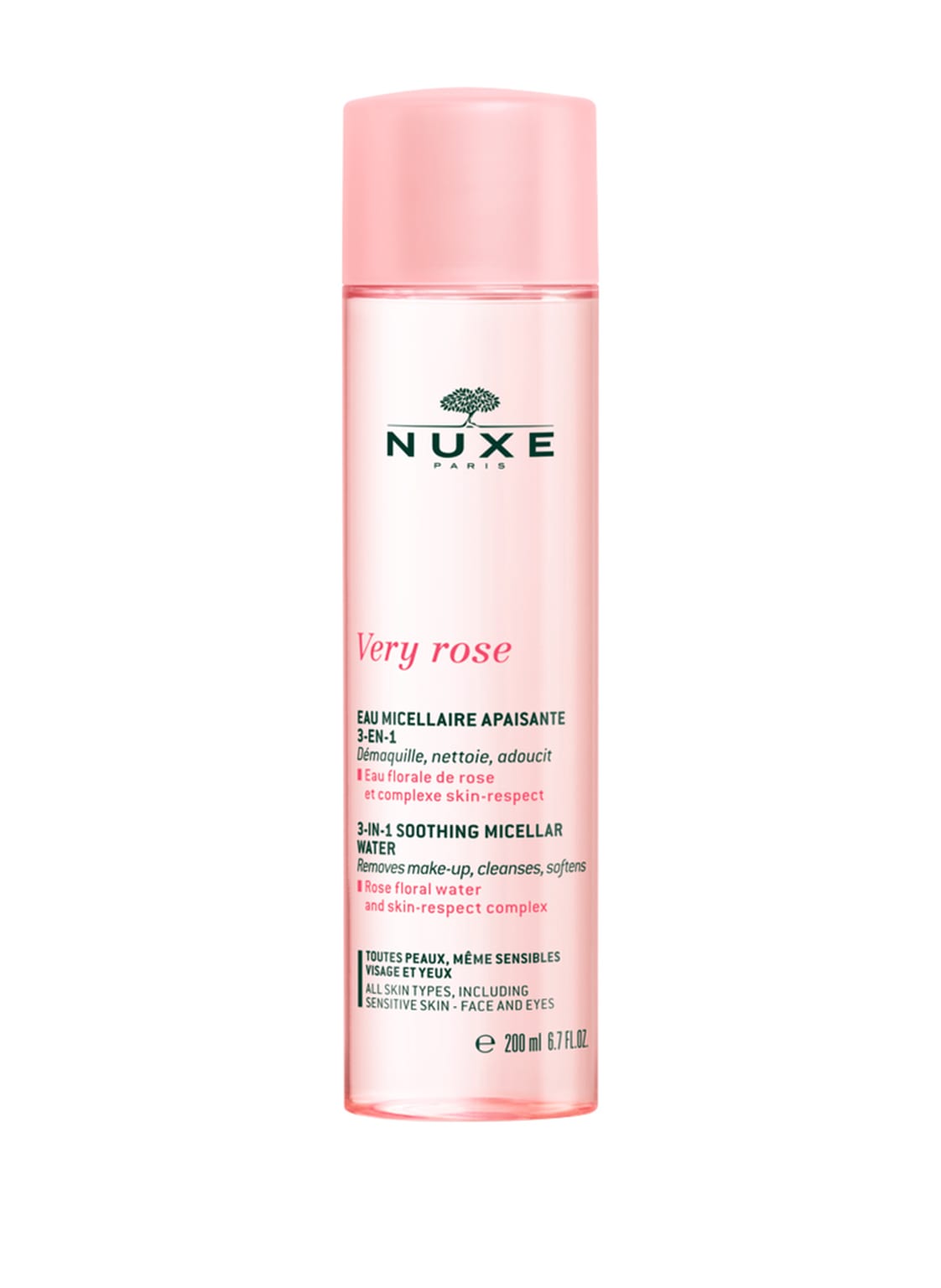 Image of Nuxe Very Rose 3-in-1 Soothing Micellar Water 200 ml