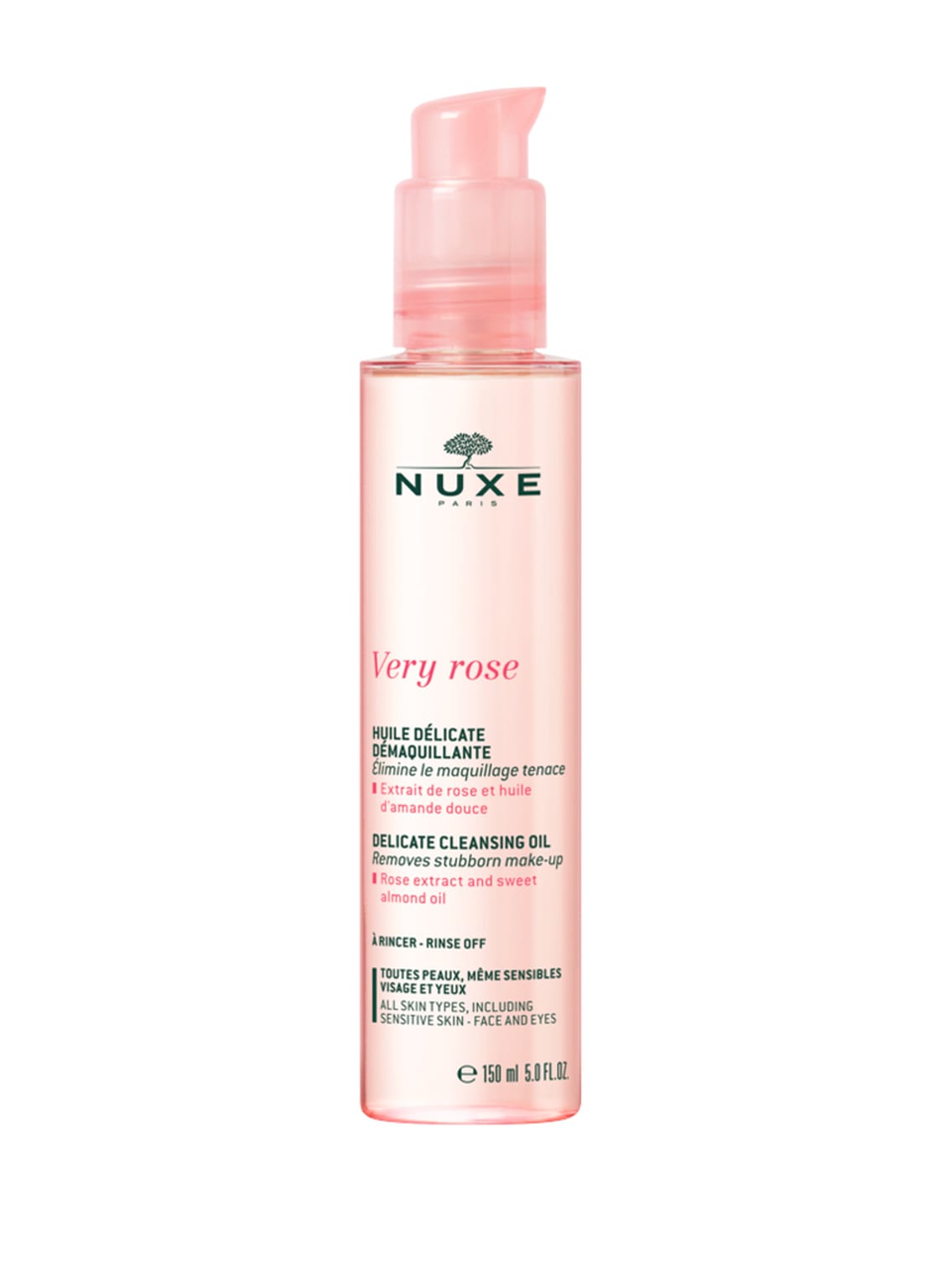 Image of Nuxe Very Rose Delicate Cleansing Oil 150 ml