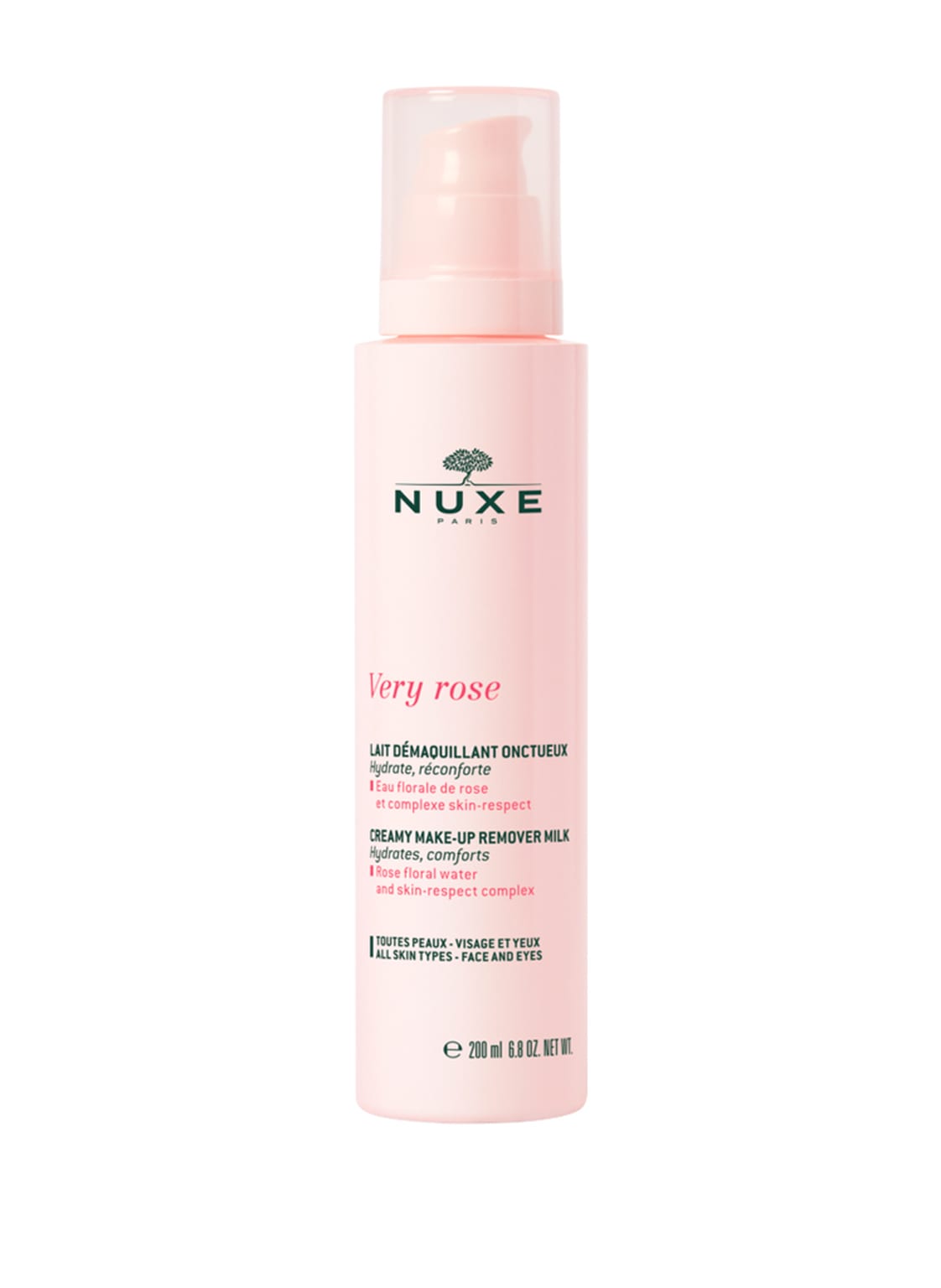 Image of Nuxe Very Rose Creamy Make-up Remover Milk 200 ml