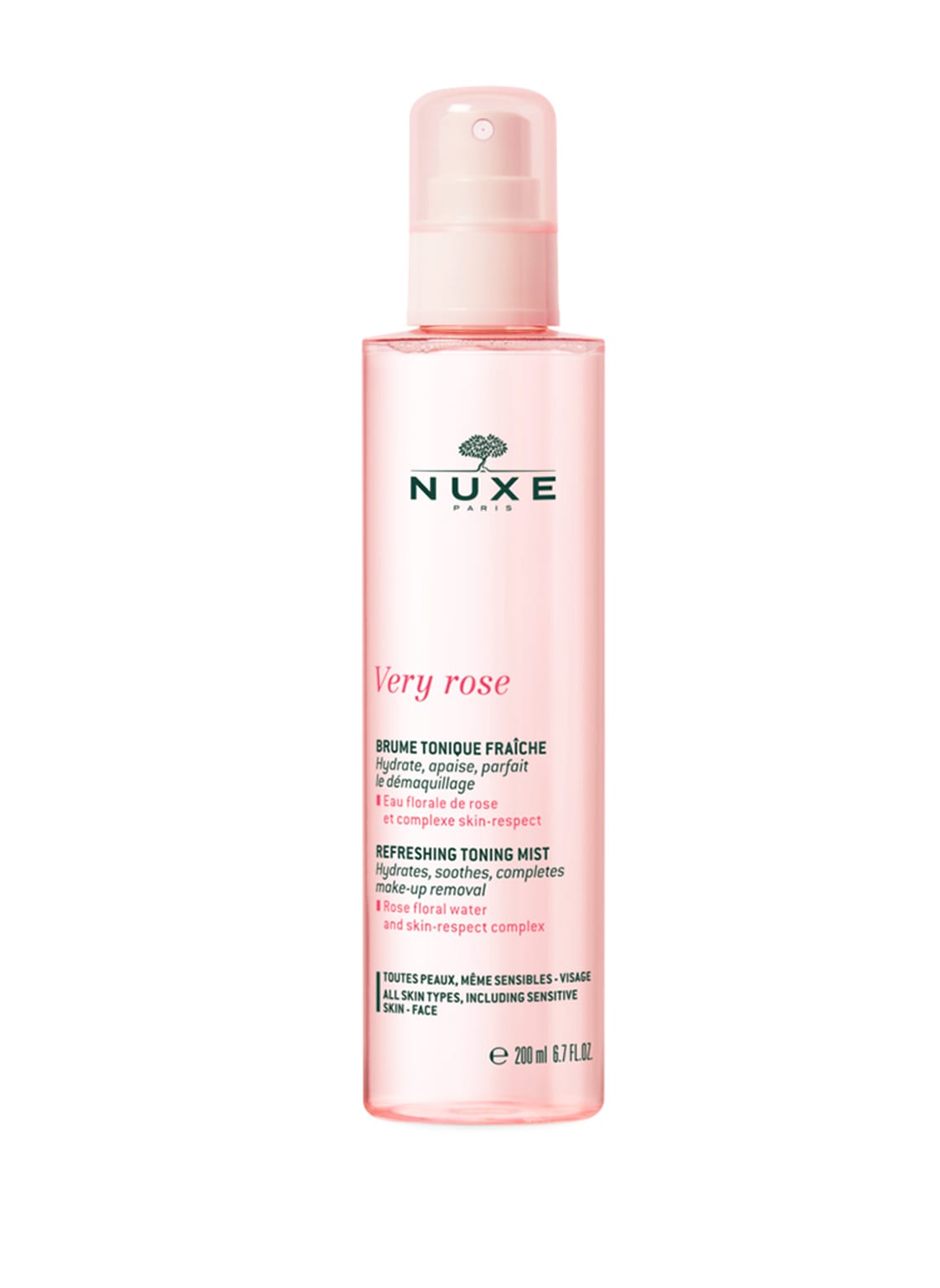 Image of Nuxe Very Rose Refreshing Toning Mist 200 ml