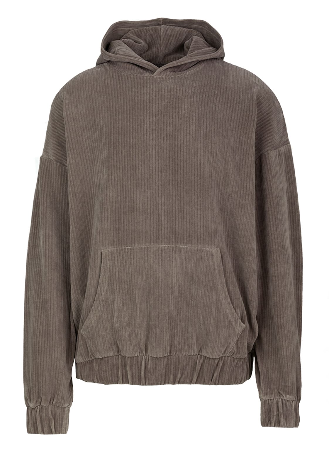 Young Poets Society Hoodie Danis Corduroy 221 Loose Fit braun