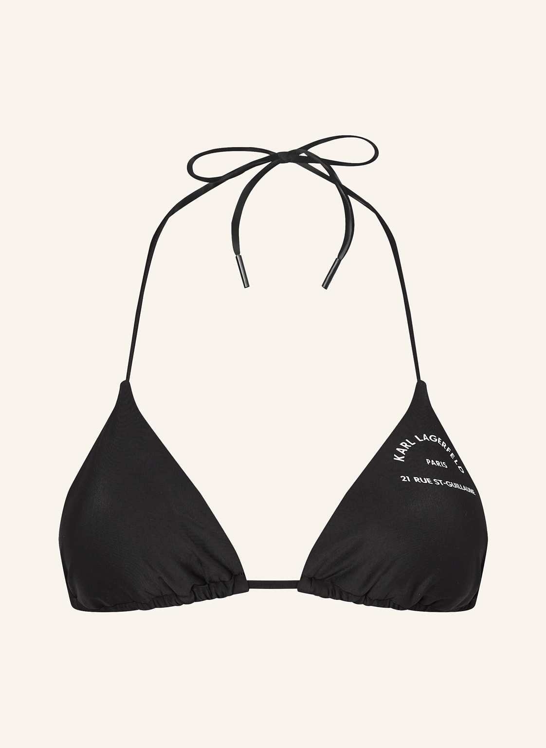 Karl Lagerfeld Bikini-Top schwarz