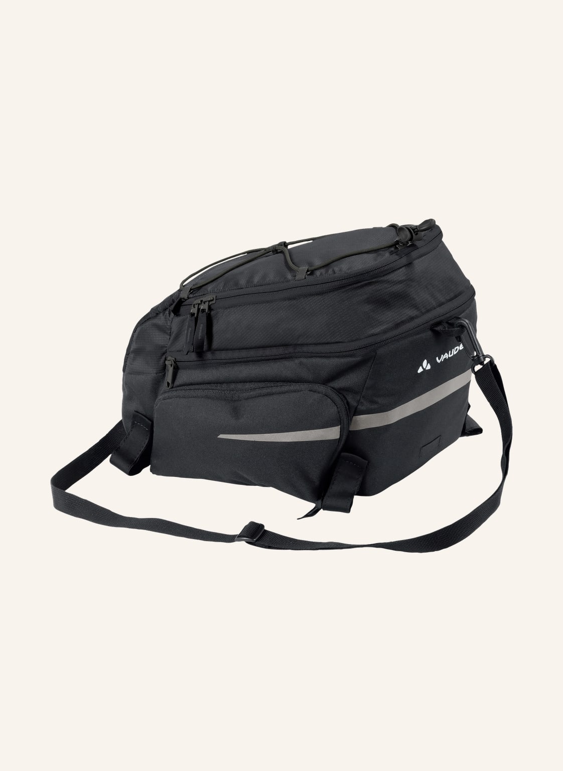 Image of Vaude Fahrradtaschen Silkroad Plus (Snap-It) schwarz