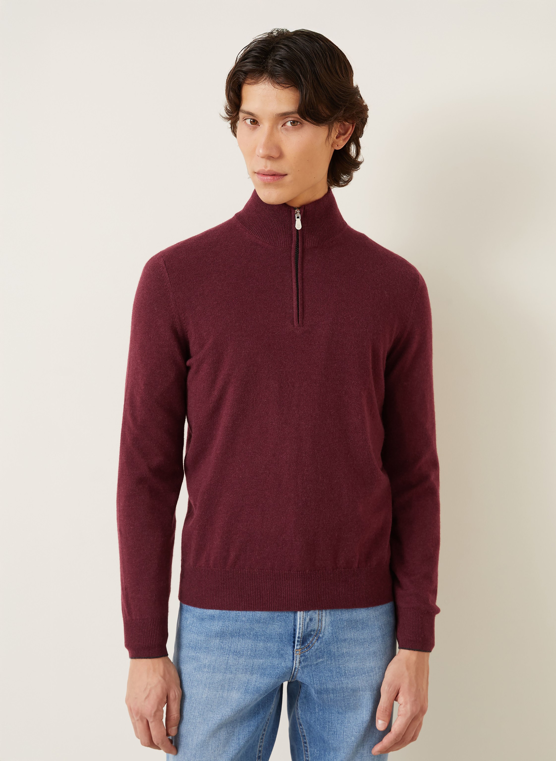 Thumbnail - Brunello Cucinelli Cashmere-Troyer rot