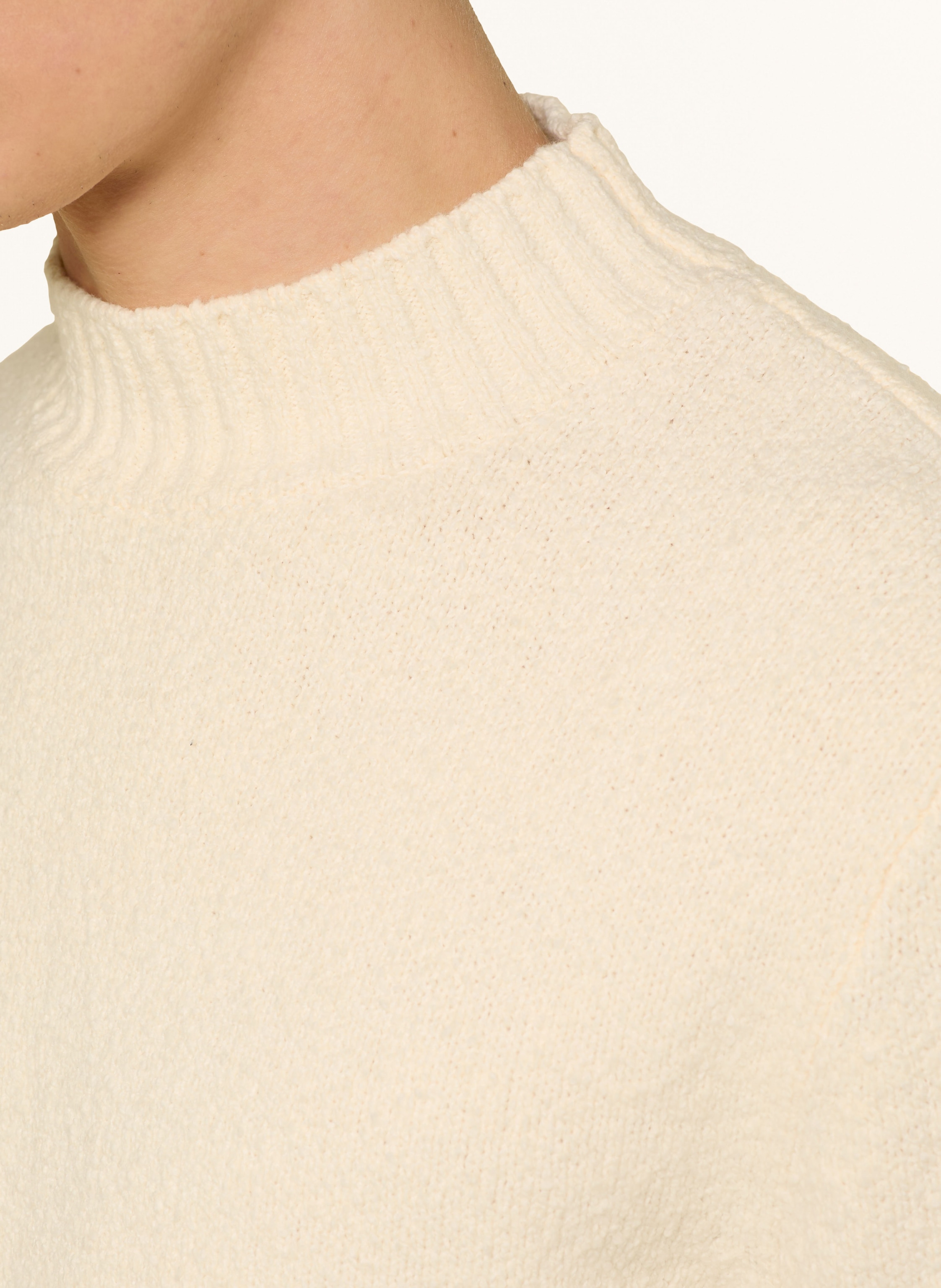 Thumbnail - Drykorn Bouclé-Pullover Zayn weiss