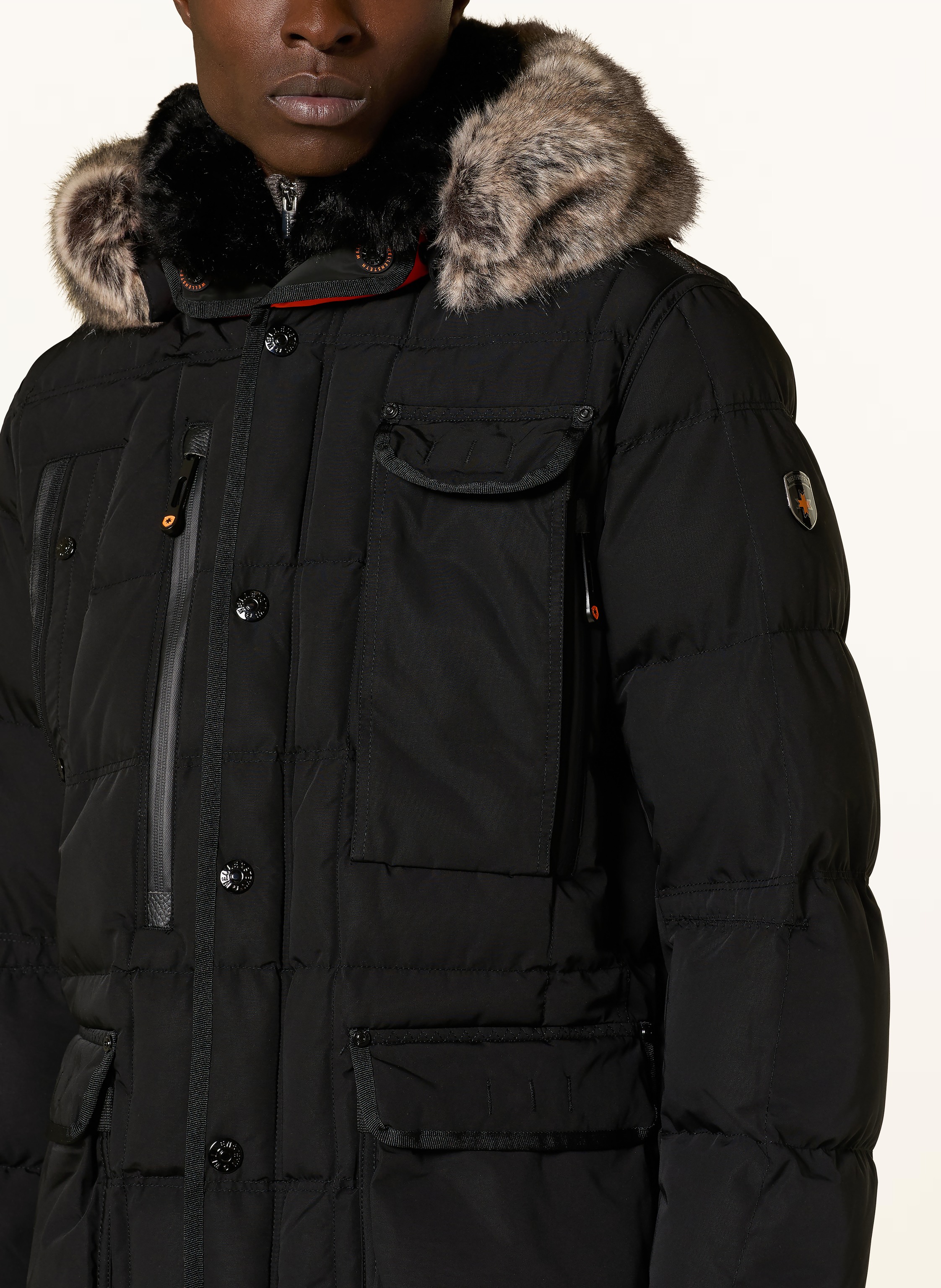 Thumbnail - Wellensteyn Steppjacke Marvellous Mit Kunstpelz Und Sorona® Aura-Isolierung schwarz