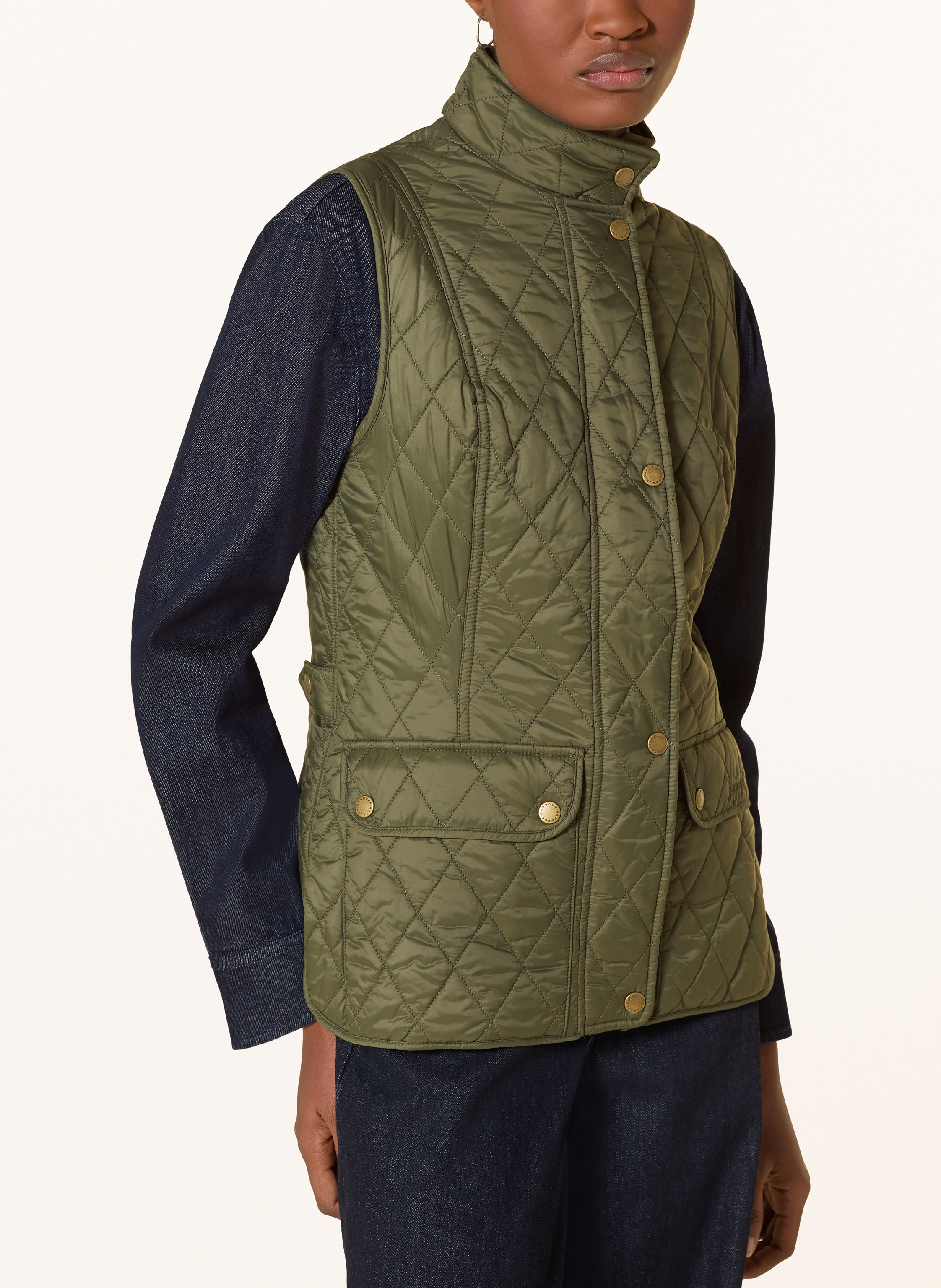 Thumbnail - Barbour Steppweste Otterburn gruen