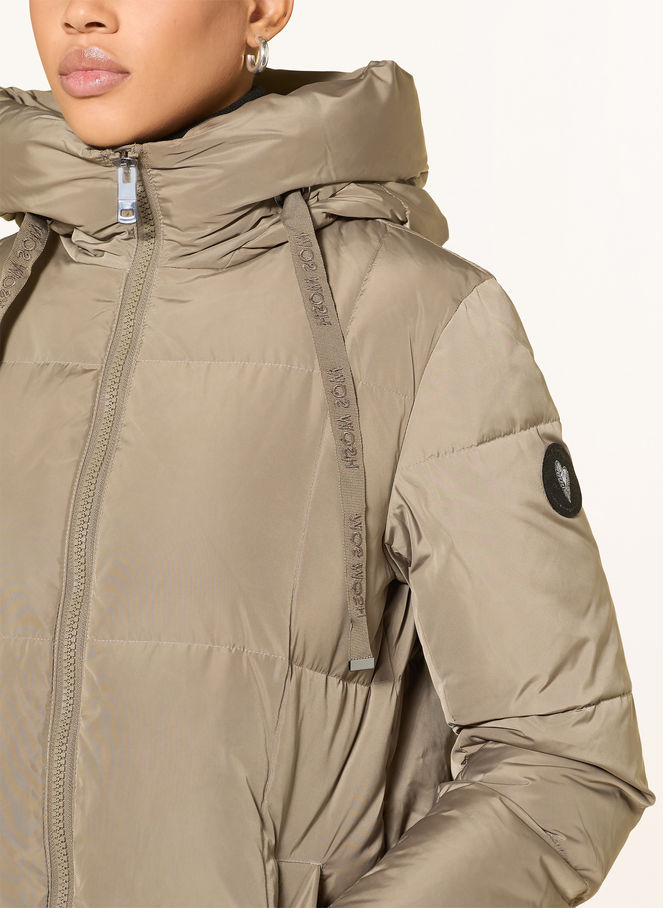 Thumbnail - Mos Mosh Daunenmantel Nova beige