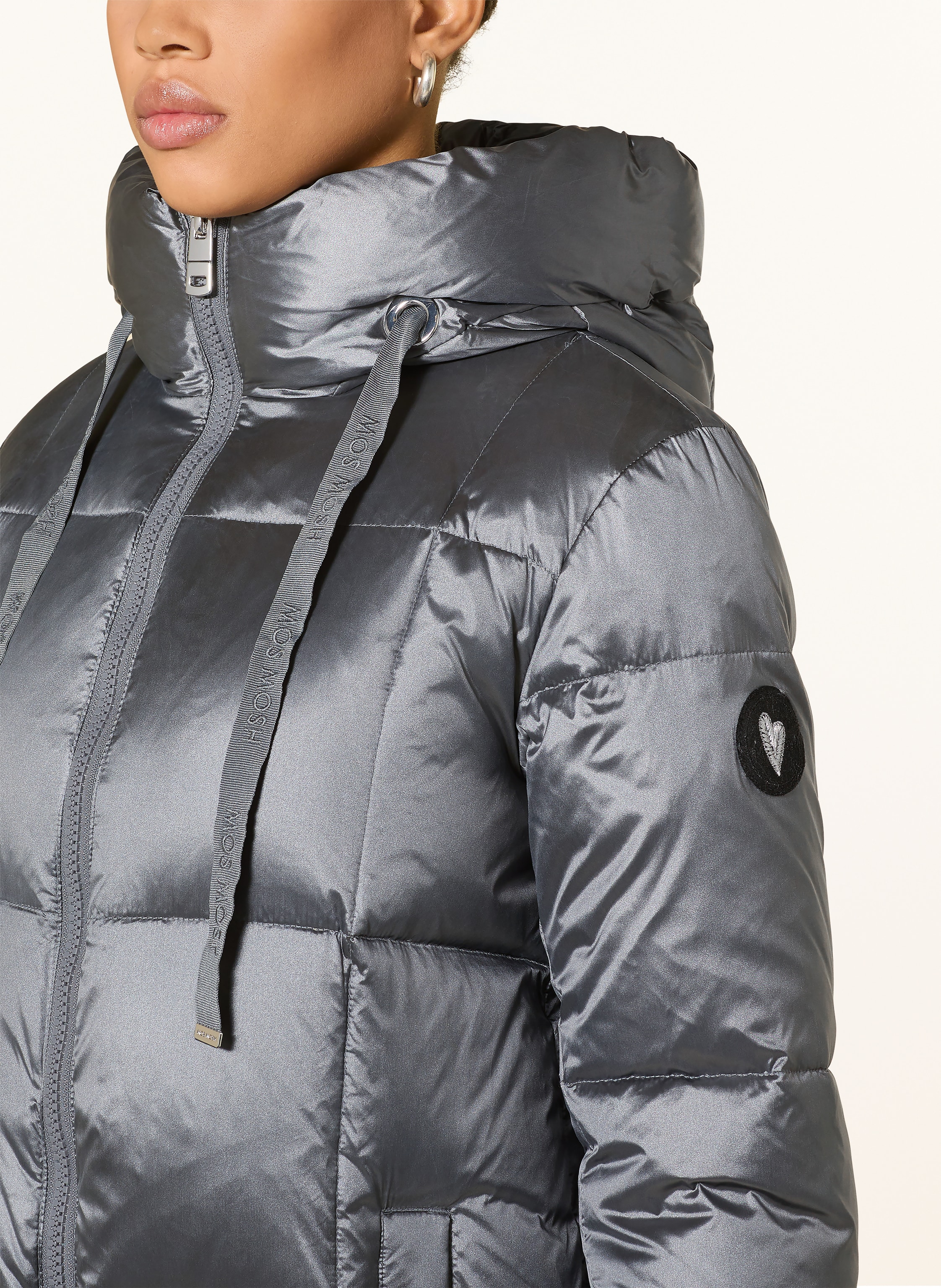 Thumbnail - Mos Mosh Daunenmantel Nova grau