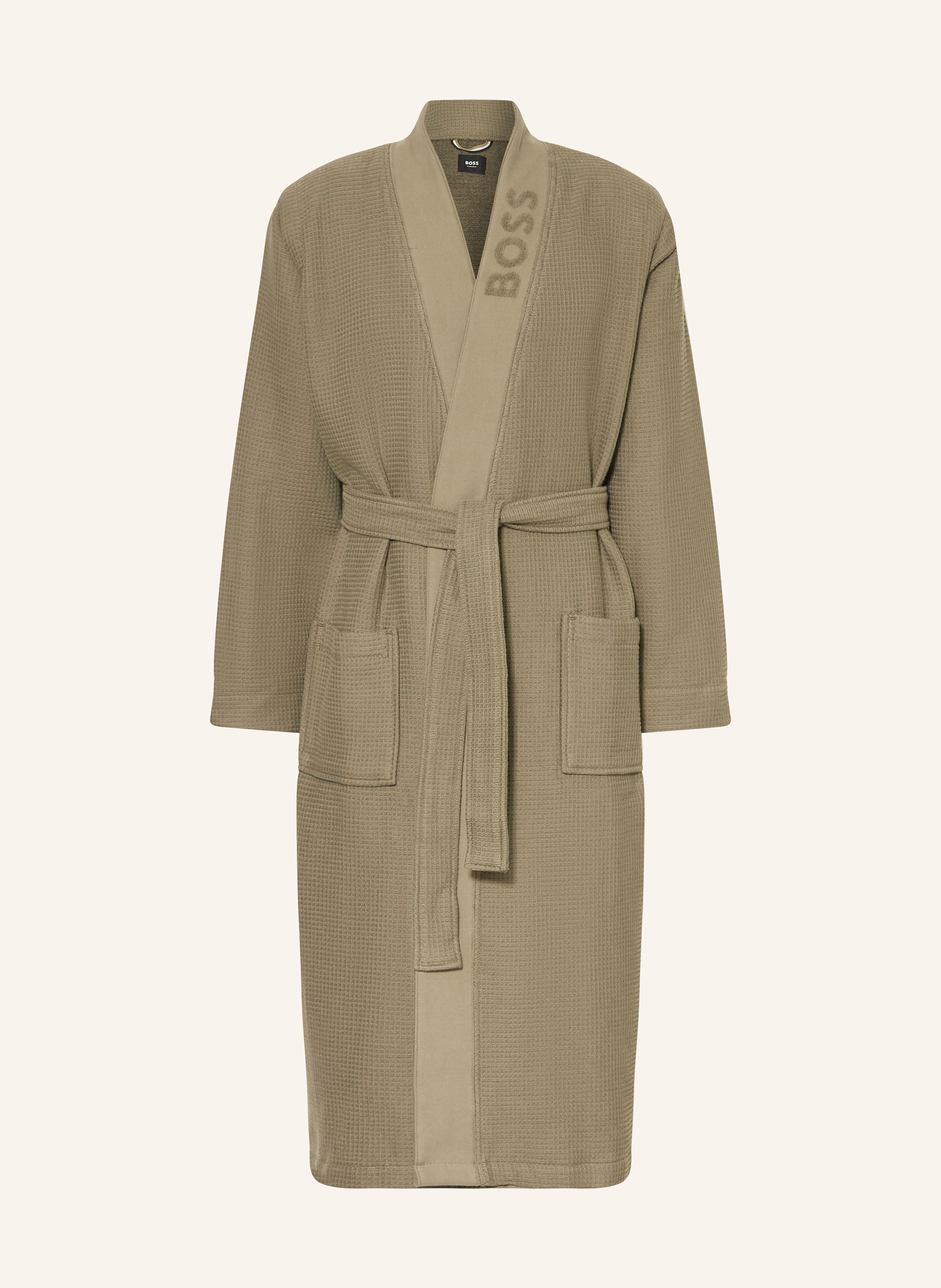 Boss Boss Herren-Bademantel braun in KHAKI
