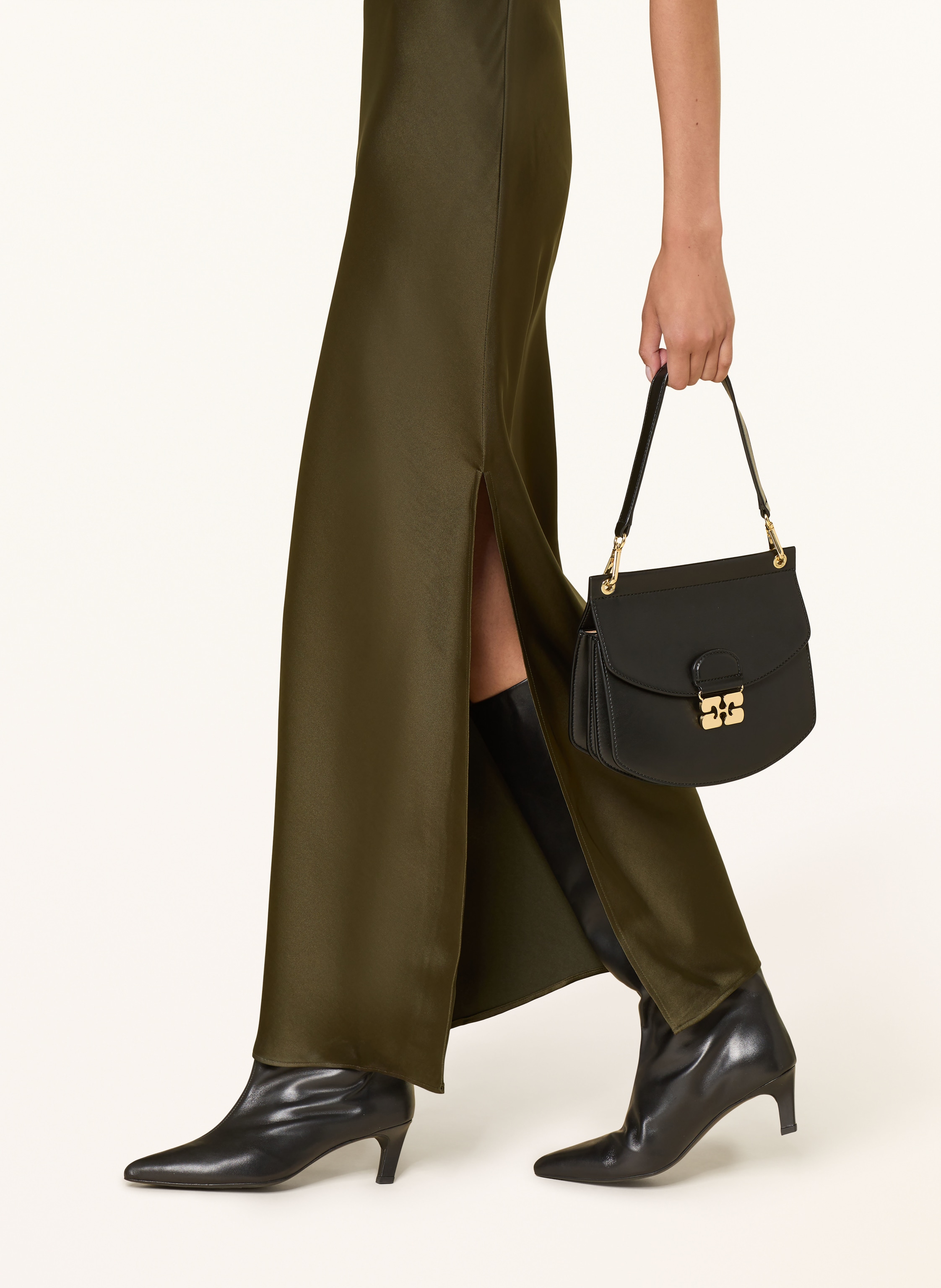 Thumbnail - Samsøe Samsøe Satinkleid Sunna gruen