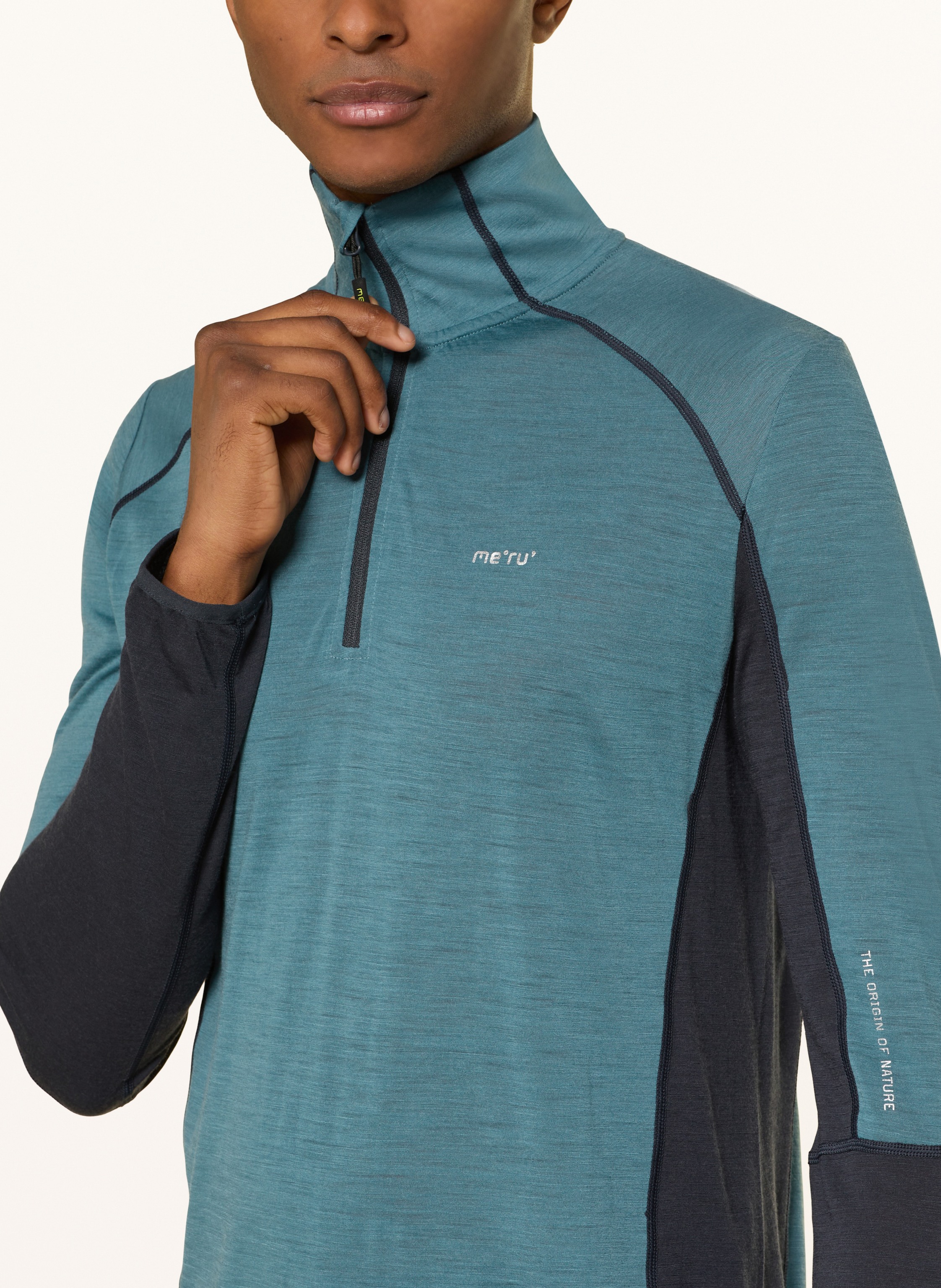 Thumbnail - Me°Ru' Midlayer Slagelse Mit Merinowolle gruen