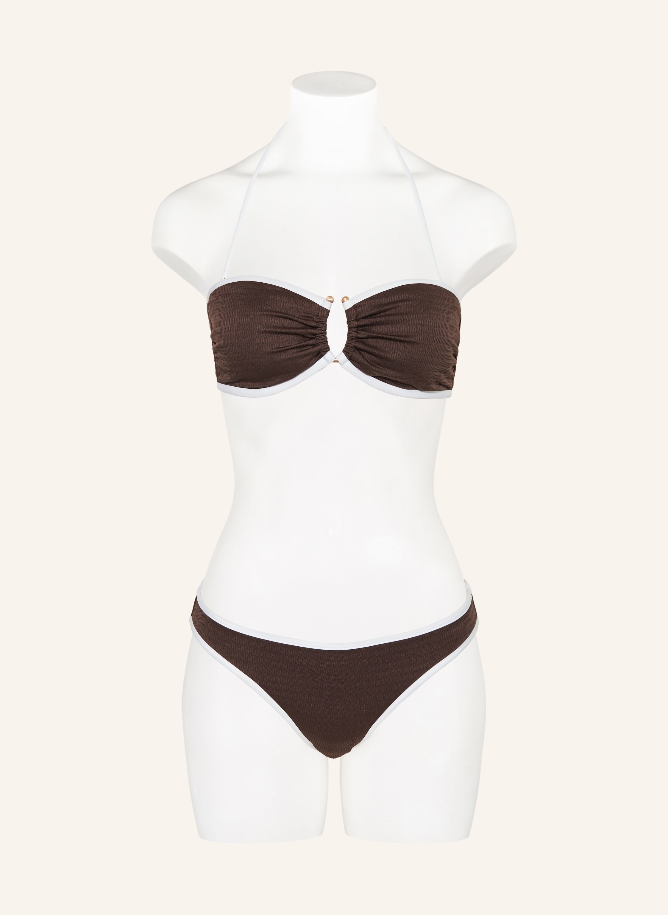 Thumbnail - Seafolly Bandeau-Bikini-Top Beach Bound braun
