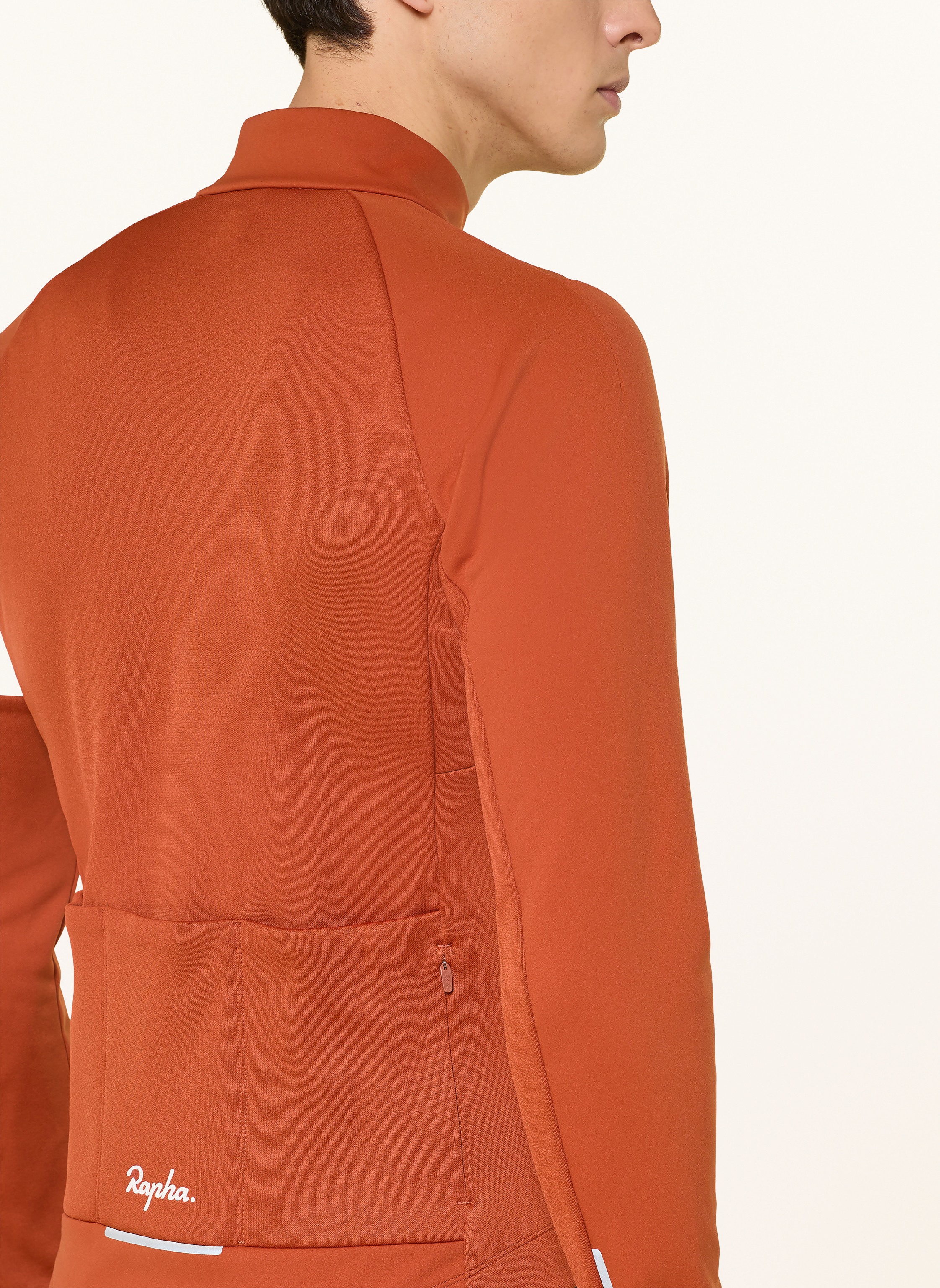 Thumbnail - Rapha Softshell-Radjacke Winter orange