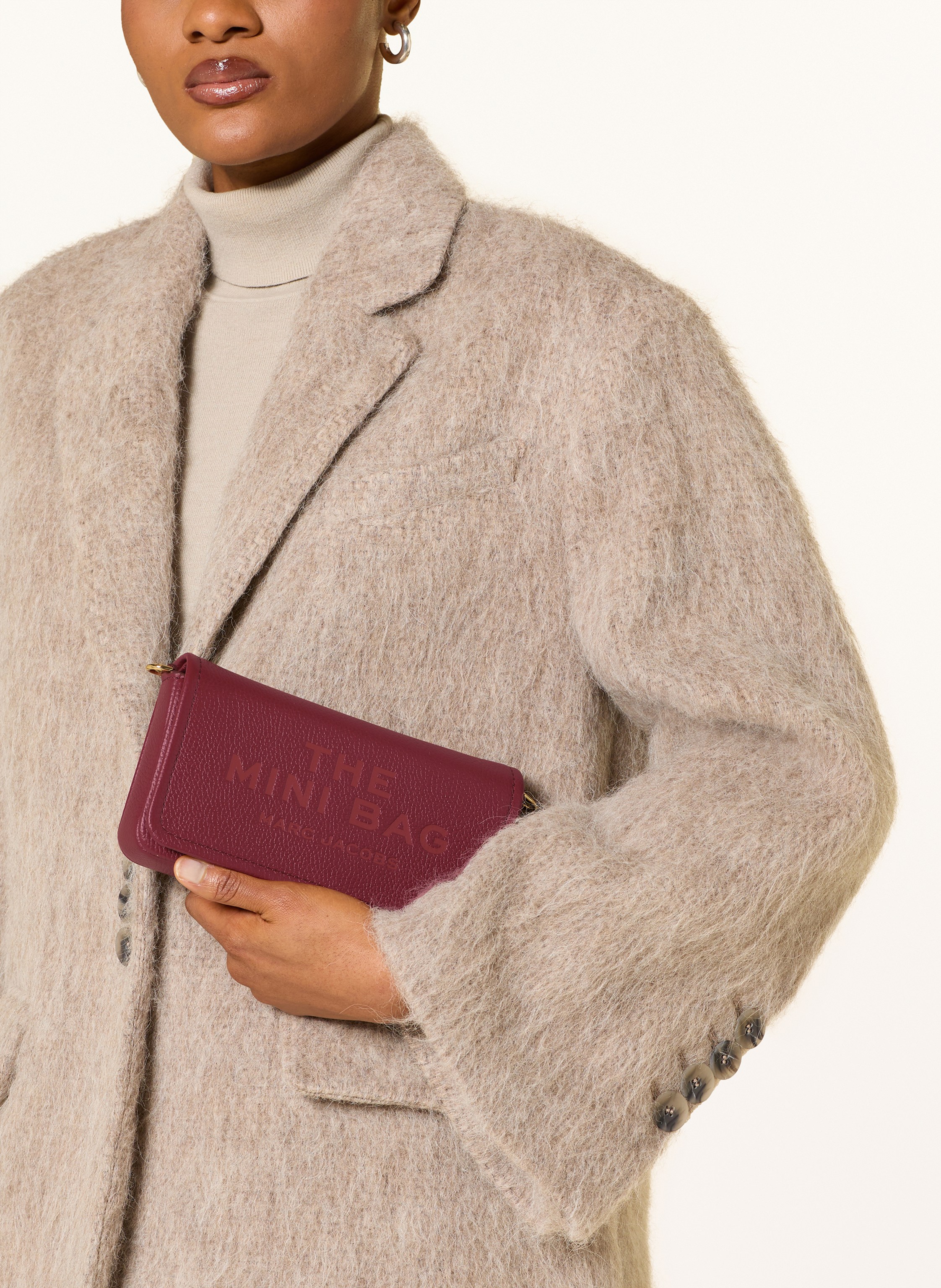 Thumbnail - Marc Jacobs Umhängetasche The Mini Bag rot