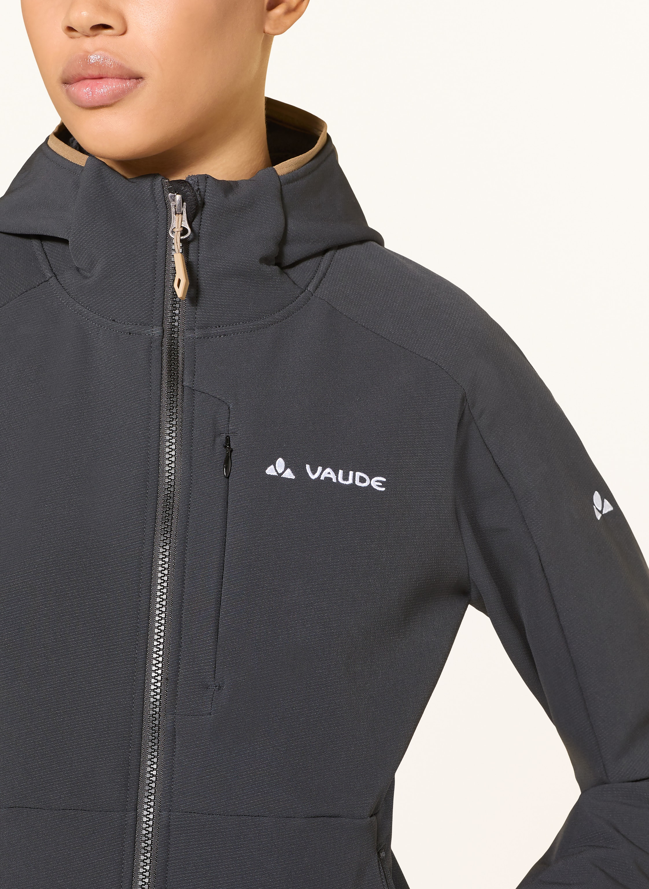 Thumbnail - Vaude Midlayer-Jacke Elope Stormfleece schwarz