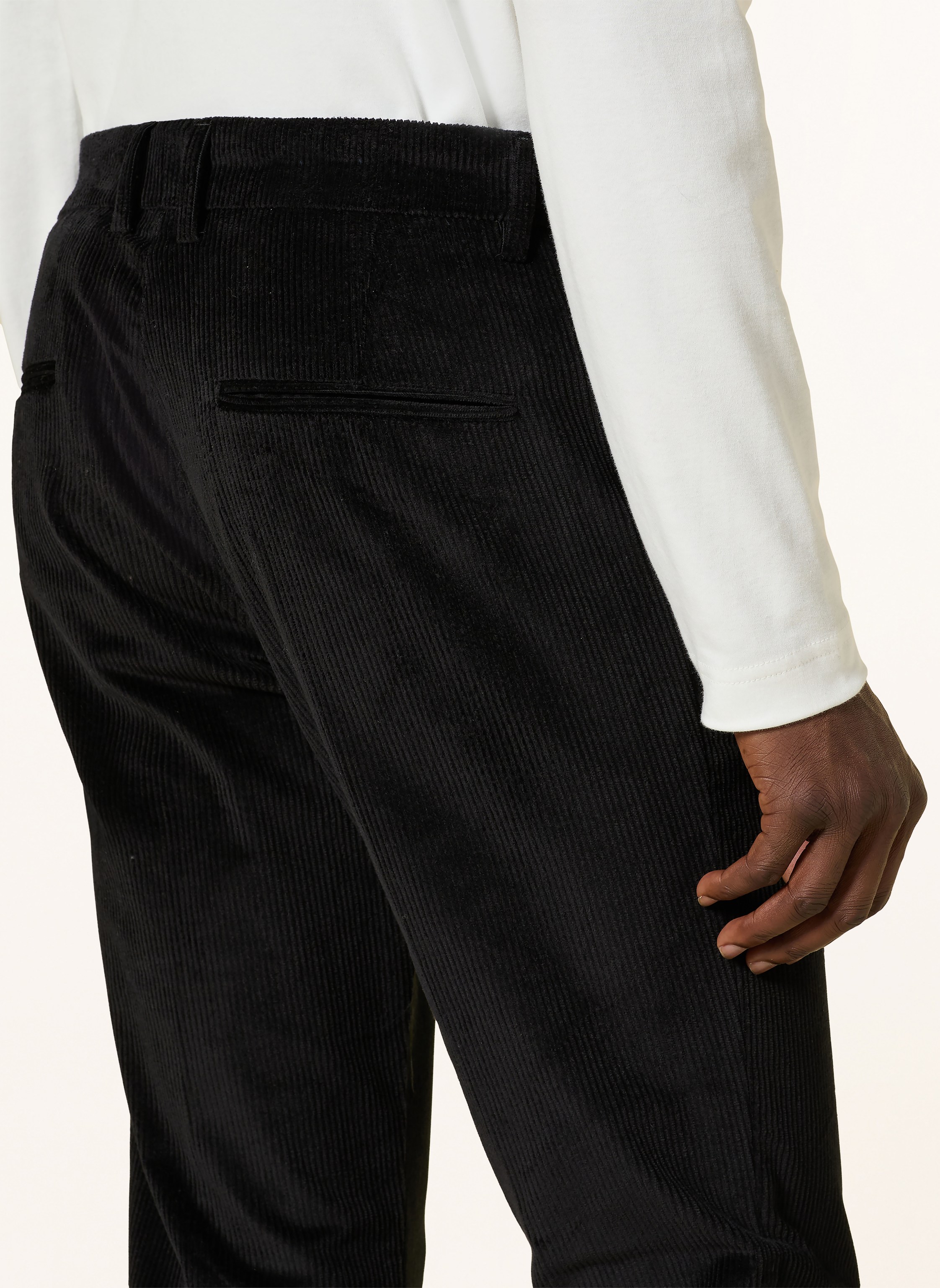 Thumbnail - Drykorn Cordchino Ajend Extra Slim Fit schwarz