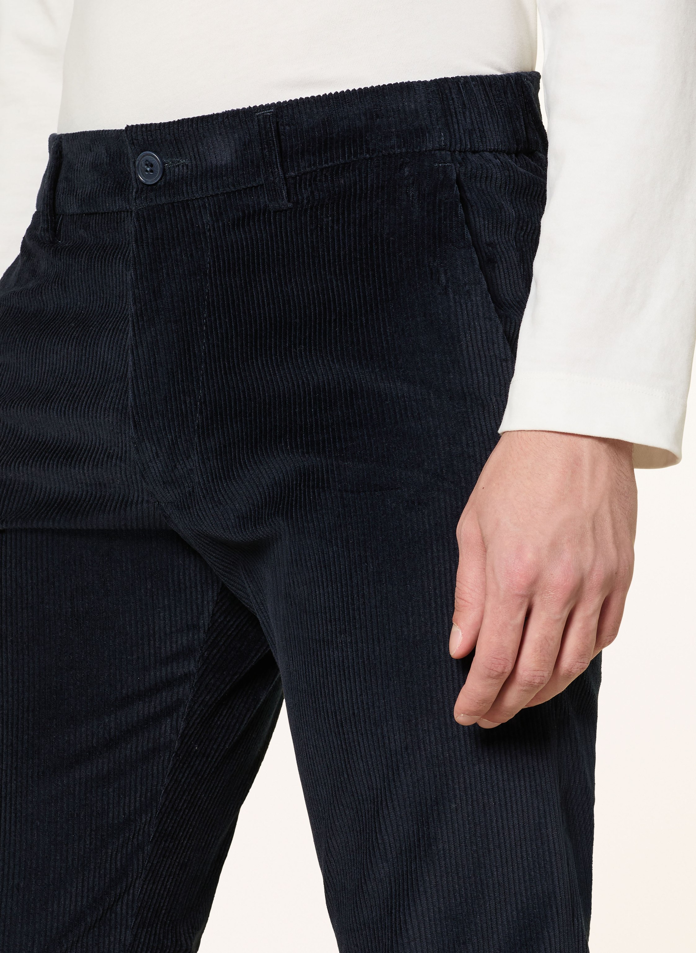 Thumbnail - Drykorn Cordchino Ajend Slim Fit blau