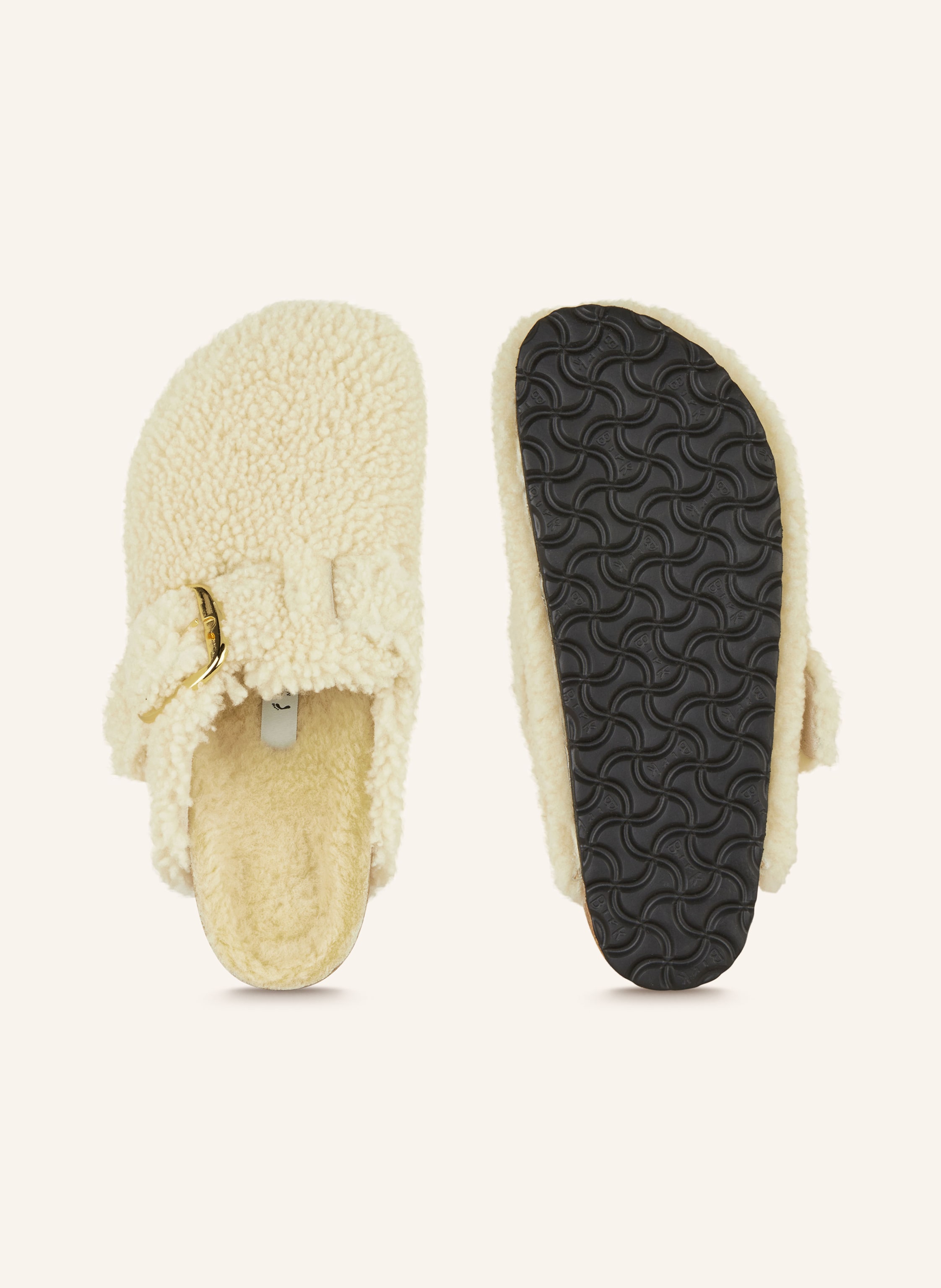 Thumbnail - Birkenstock Pantoletten Boston Big Buckle weiss