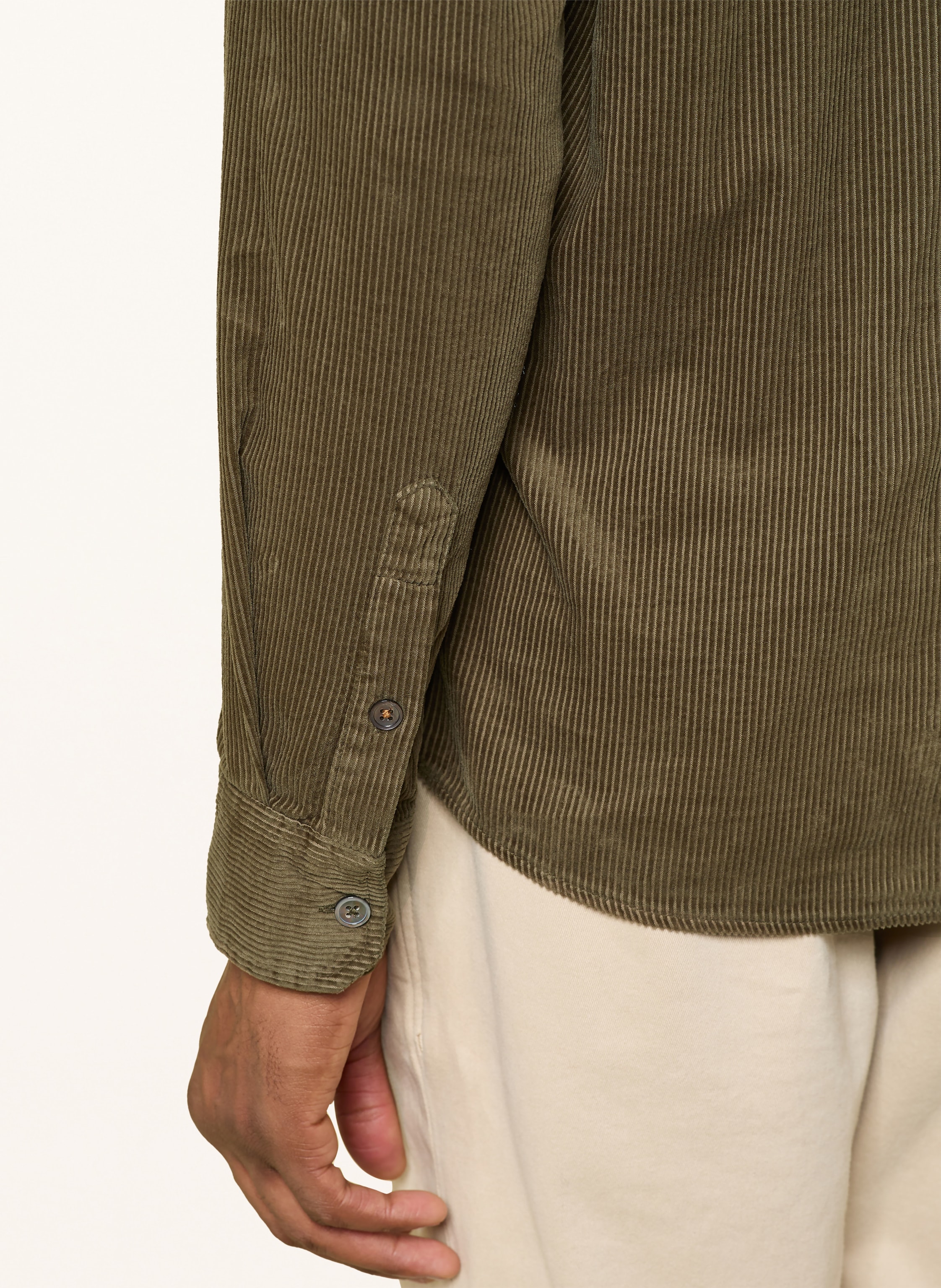 Thumbnail - Mos Mosh Gallery Cordhemd Mmgalden Regular Fit gruen