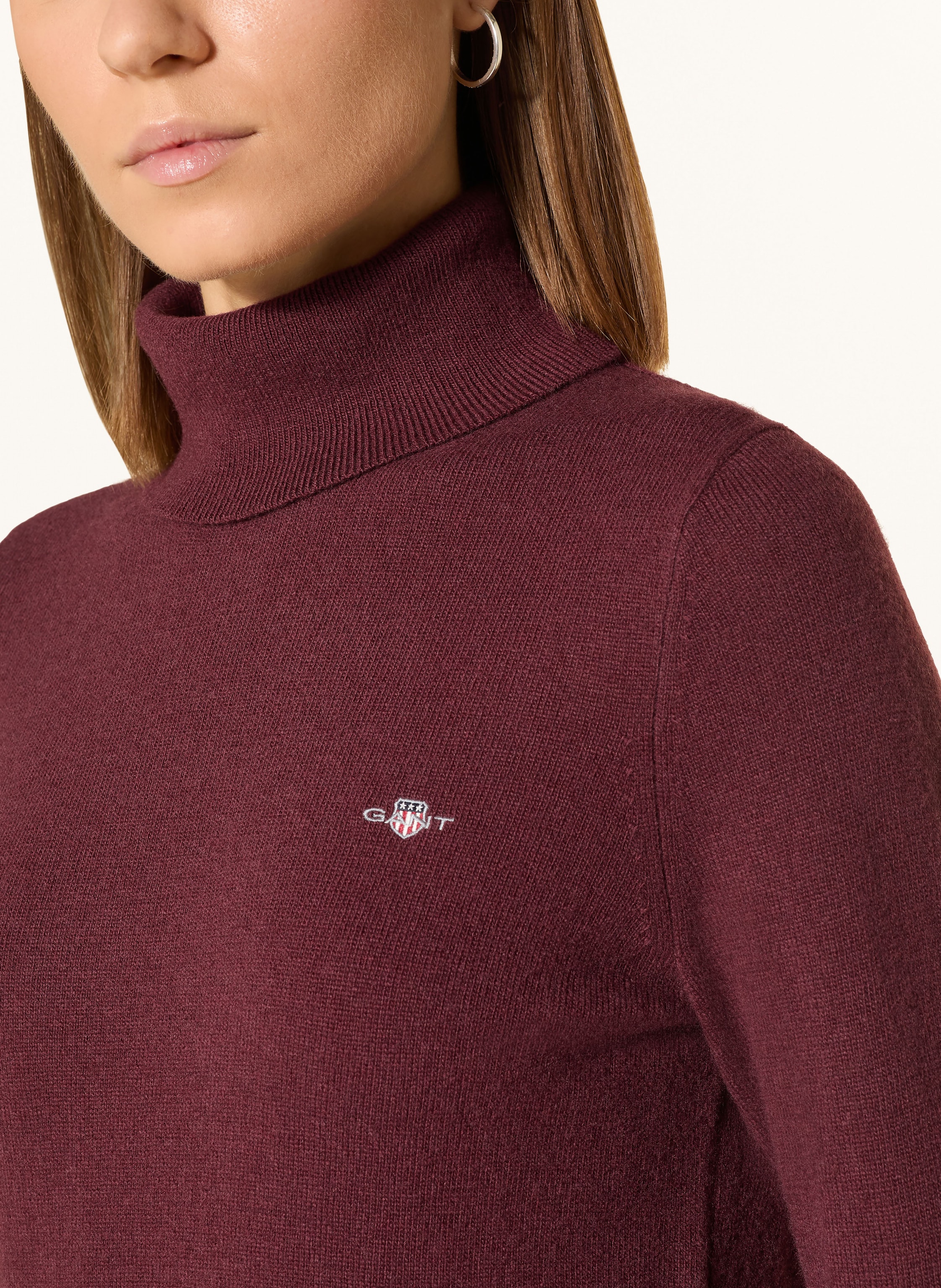 Thumbnail - Gant Rollkragenpullover rot