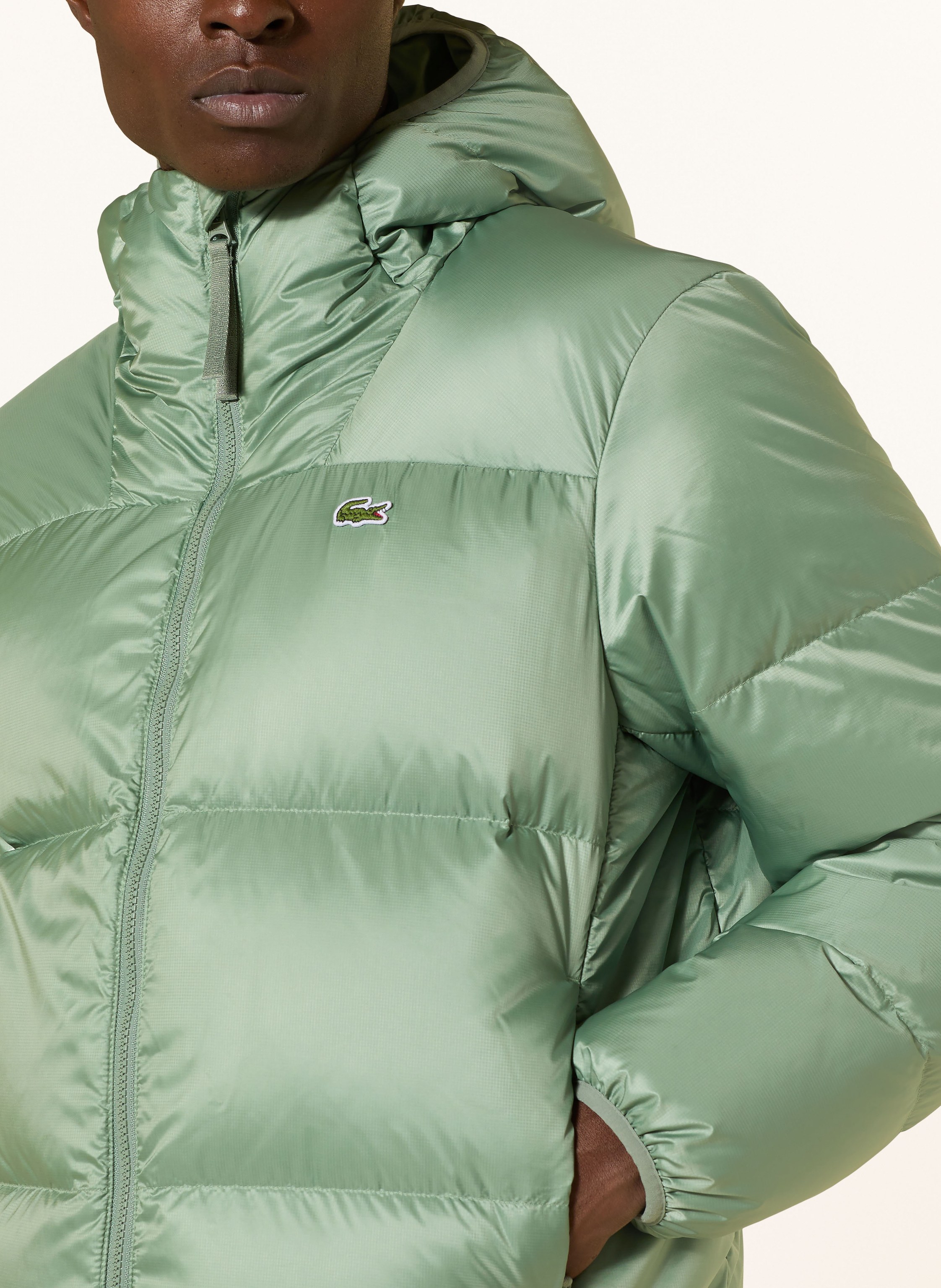 Thumbnail - Lacoste Daunenjacke gruen