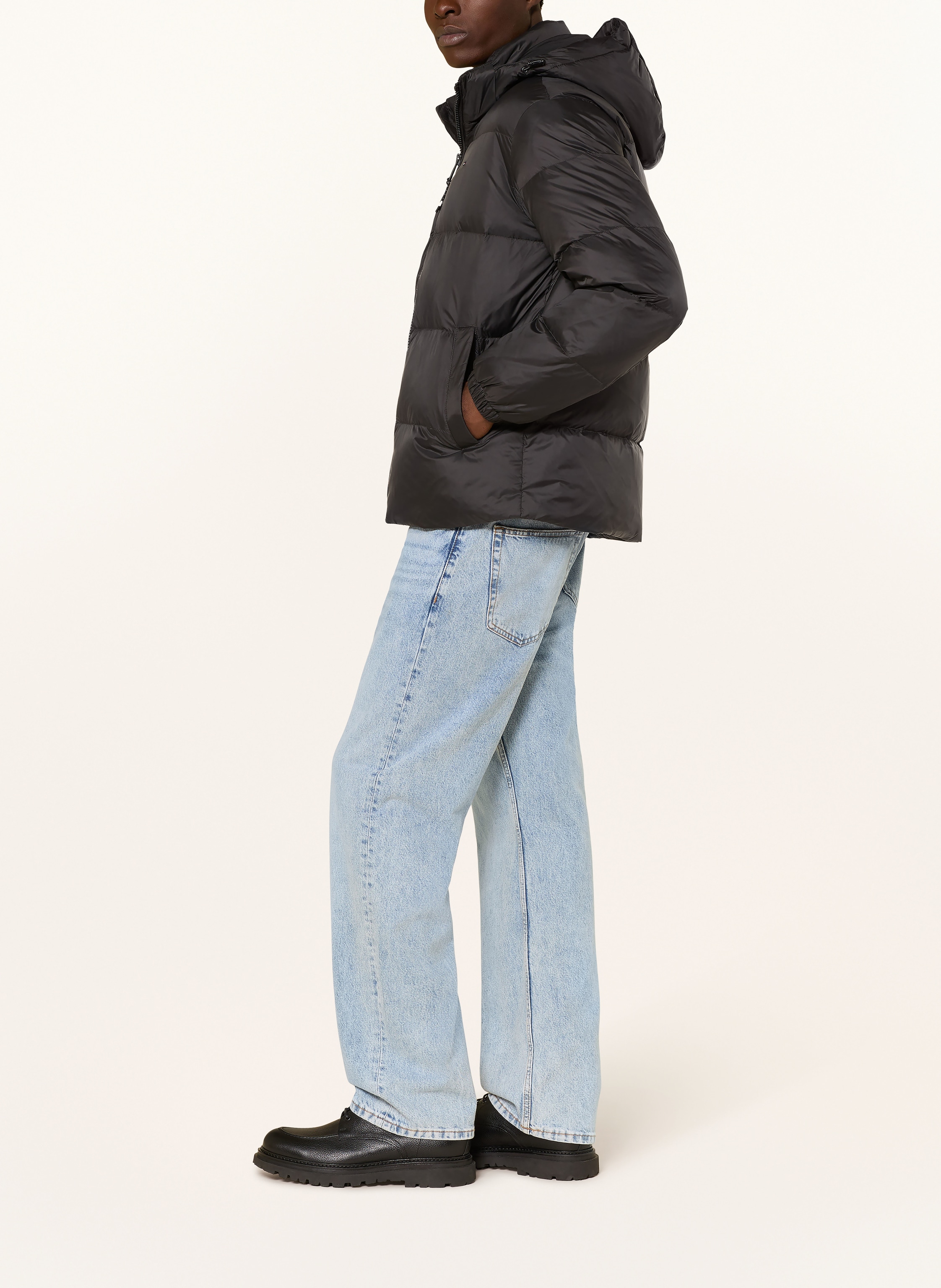 Thumbnail - Tommy Jeans Daunenjacke Mit Abnehmbarer Kapuze schwarz