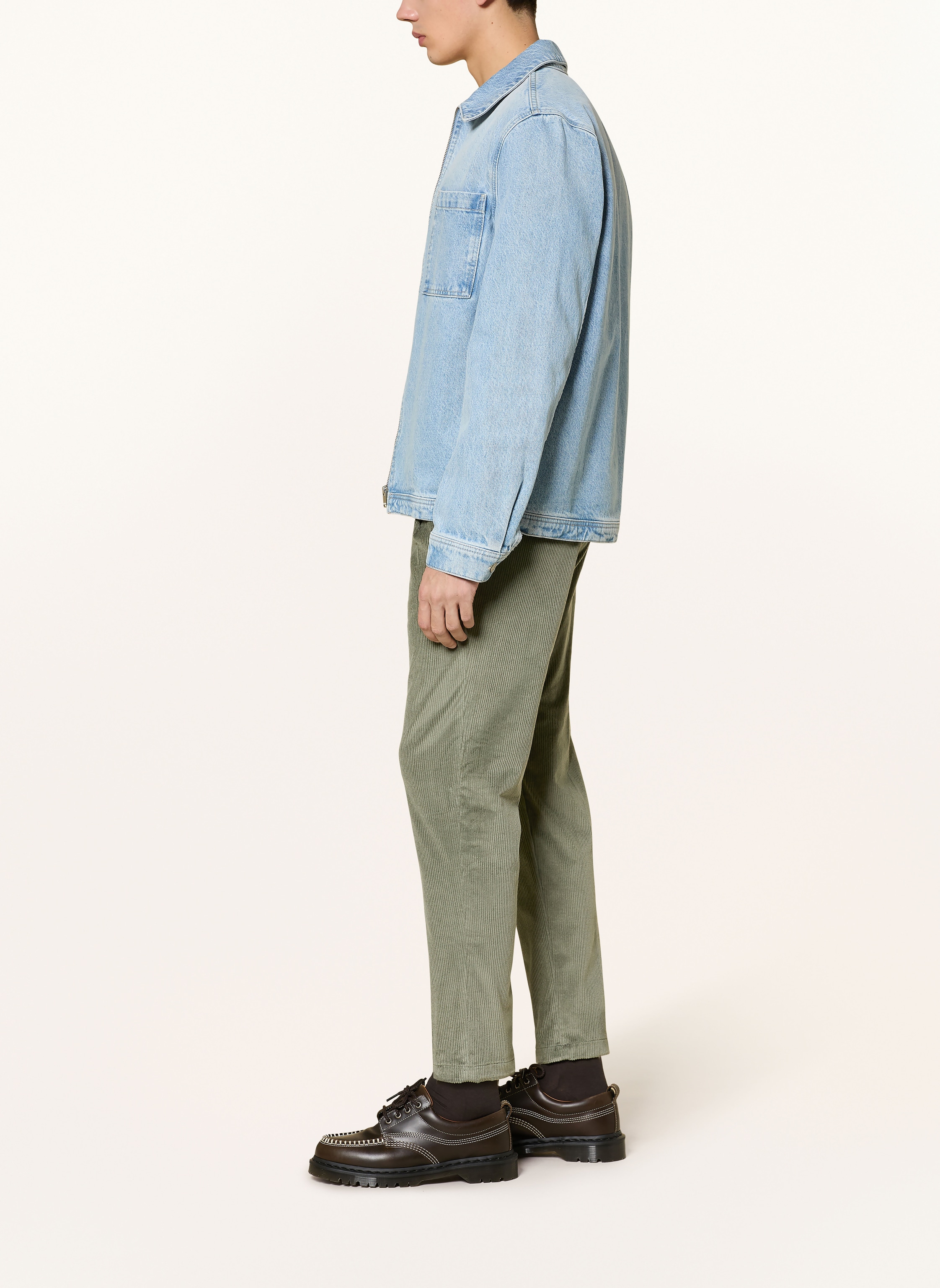 Thumbnail - Drykorn Anzughose Chasy Aus Cord Extra Slim Fit gruen