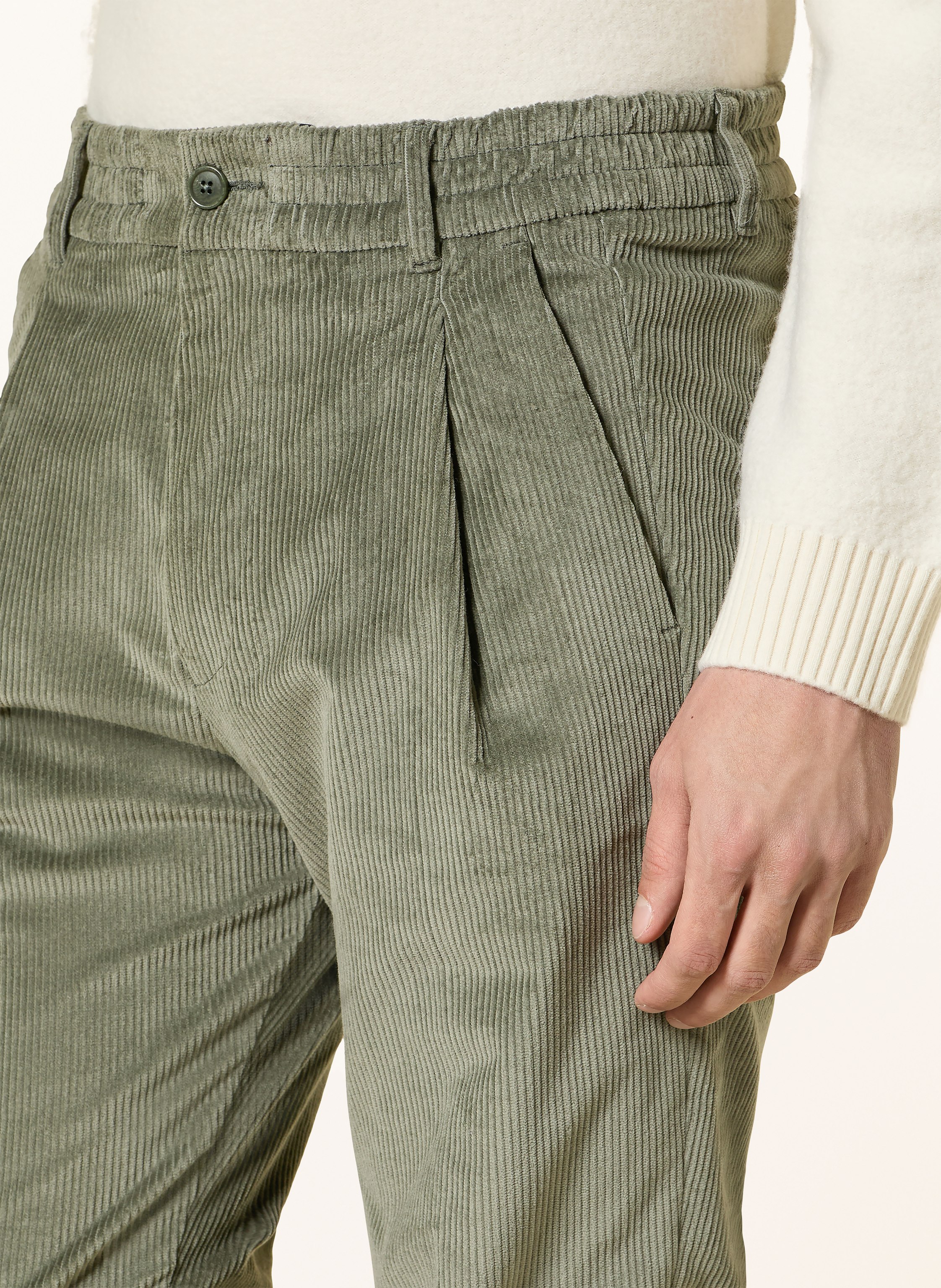 Thumbnail - Drykorn Anzughose Chasy Aus Cord Extra Slim Fit gruen