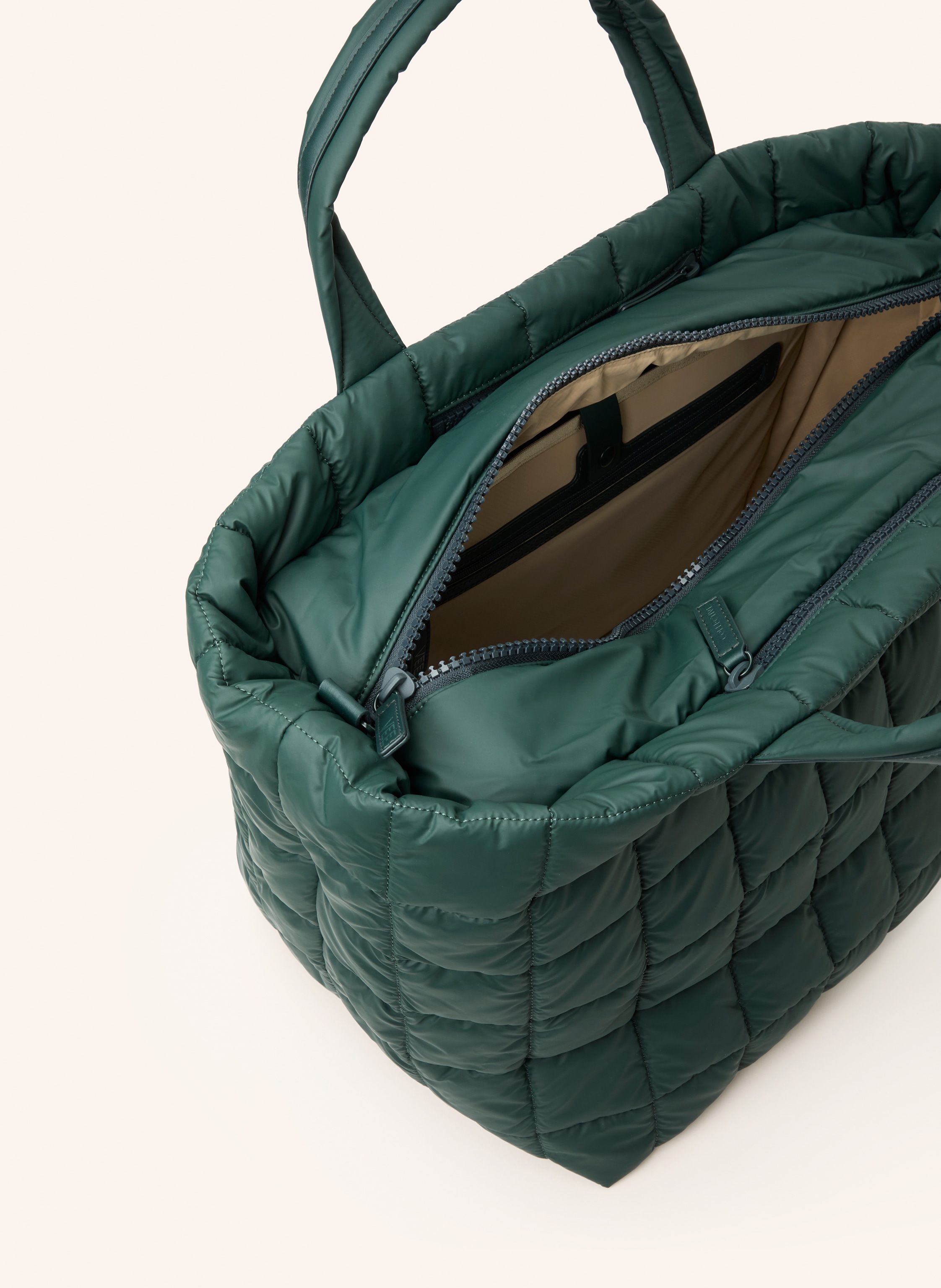 Thumbnail - Vee Collective Shopper Porter Marche Mit Pouch gruen