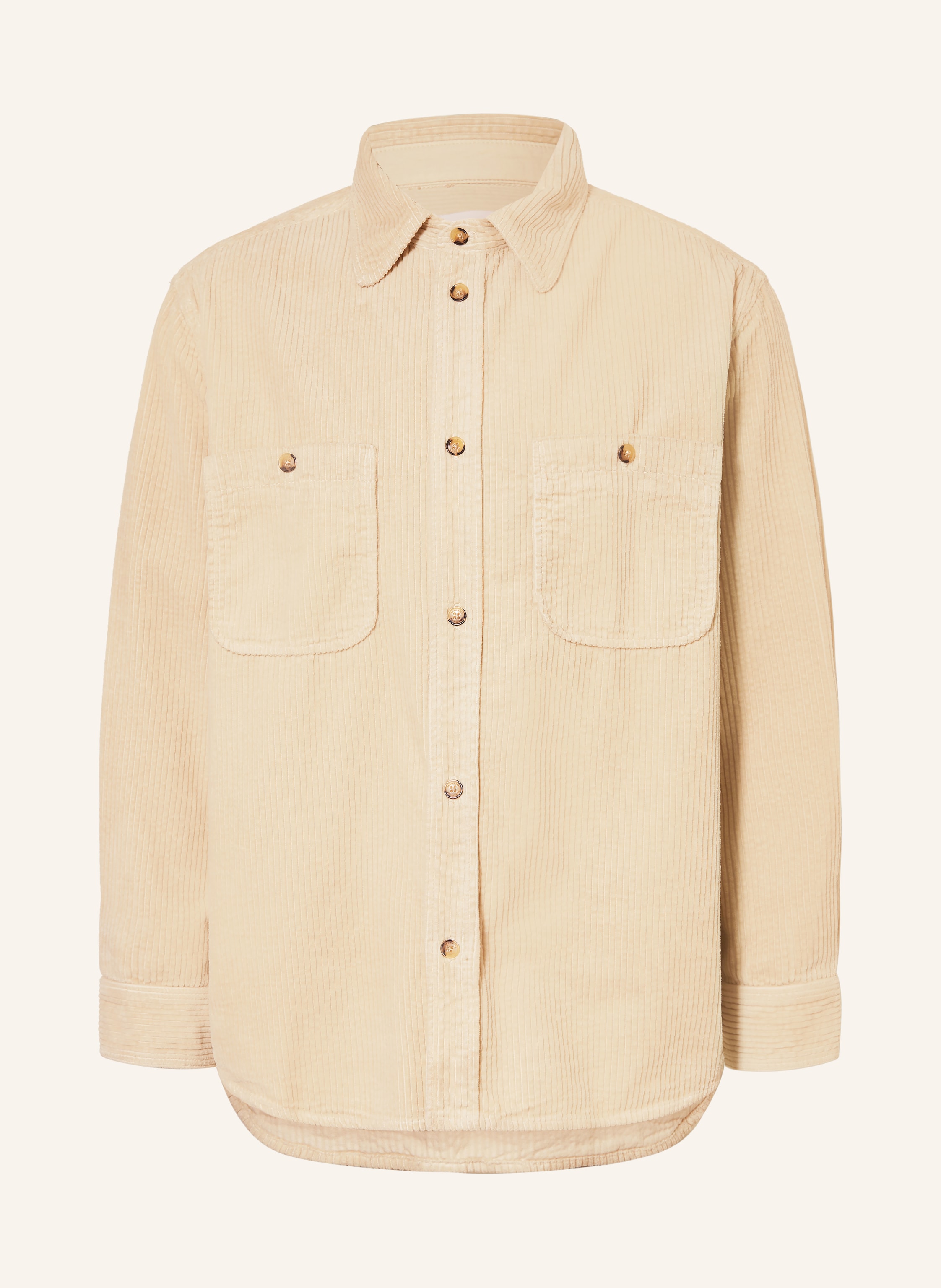 Isabel Marant Isabel Marant Cordhemd Nario Comfort Fit beige in CREME
