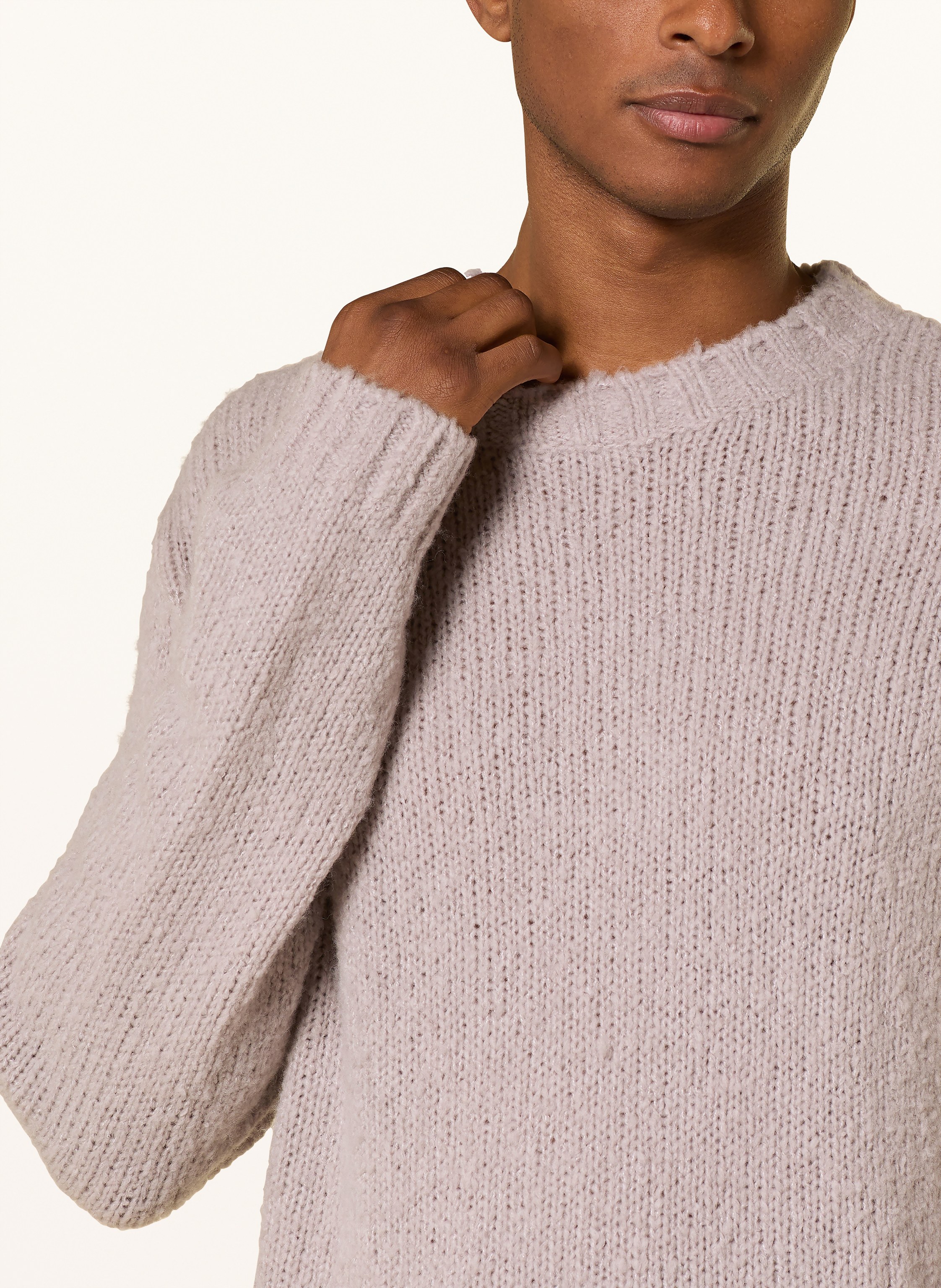 Thumbnail - Juvia Pullover Robert Aus Merinowolle grau