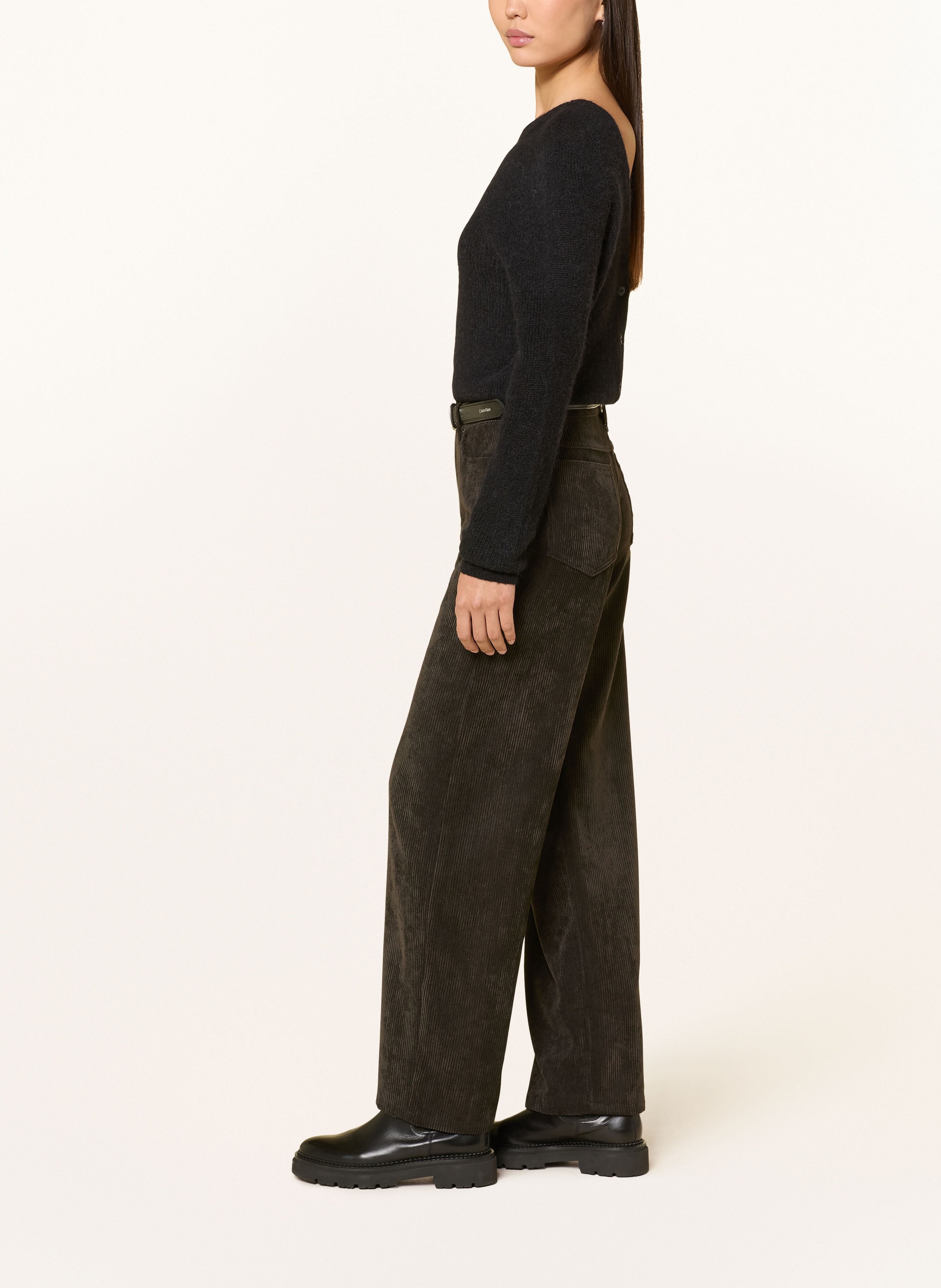 Thumbnail - Drykorn Marlenehose Medley Aus Cord braun