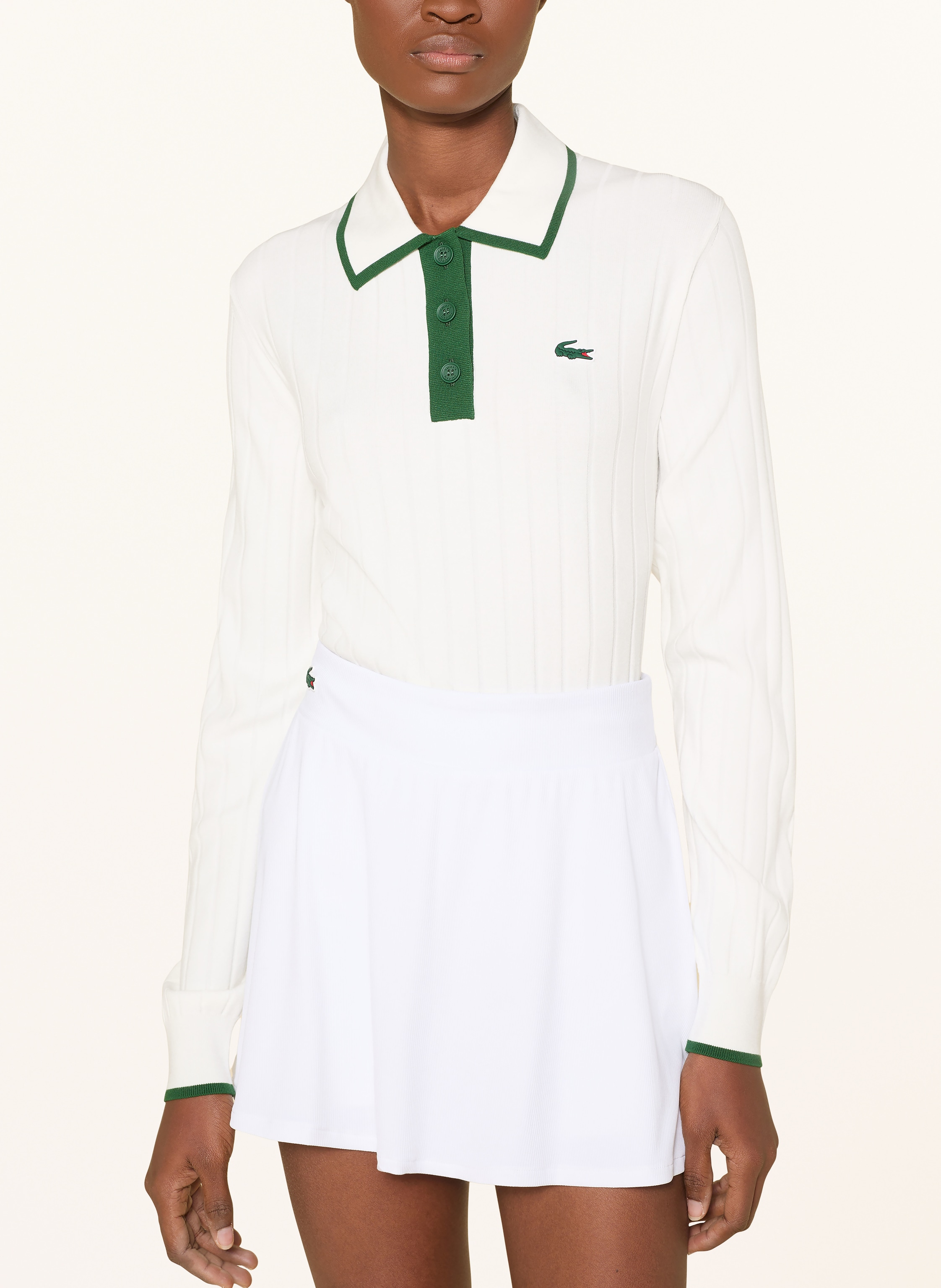 Thumbnail - Lacoste Funktions-Poloshirt weiss