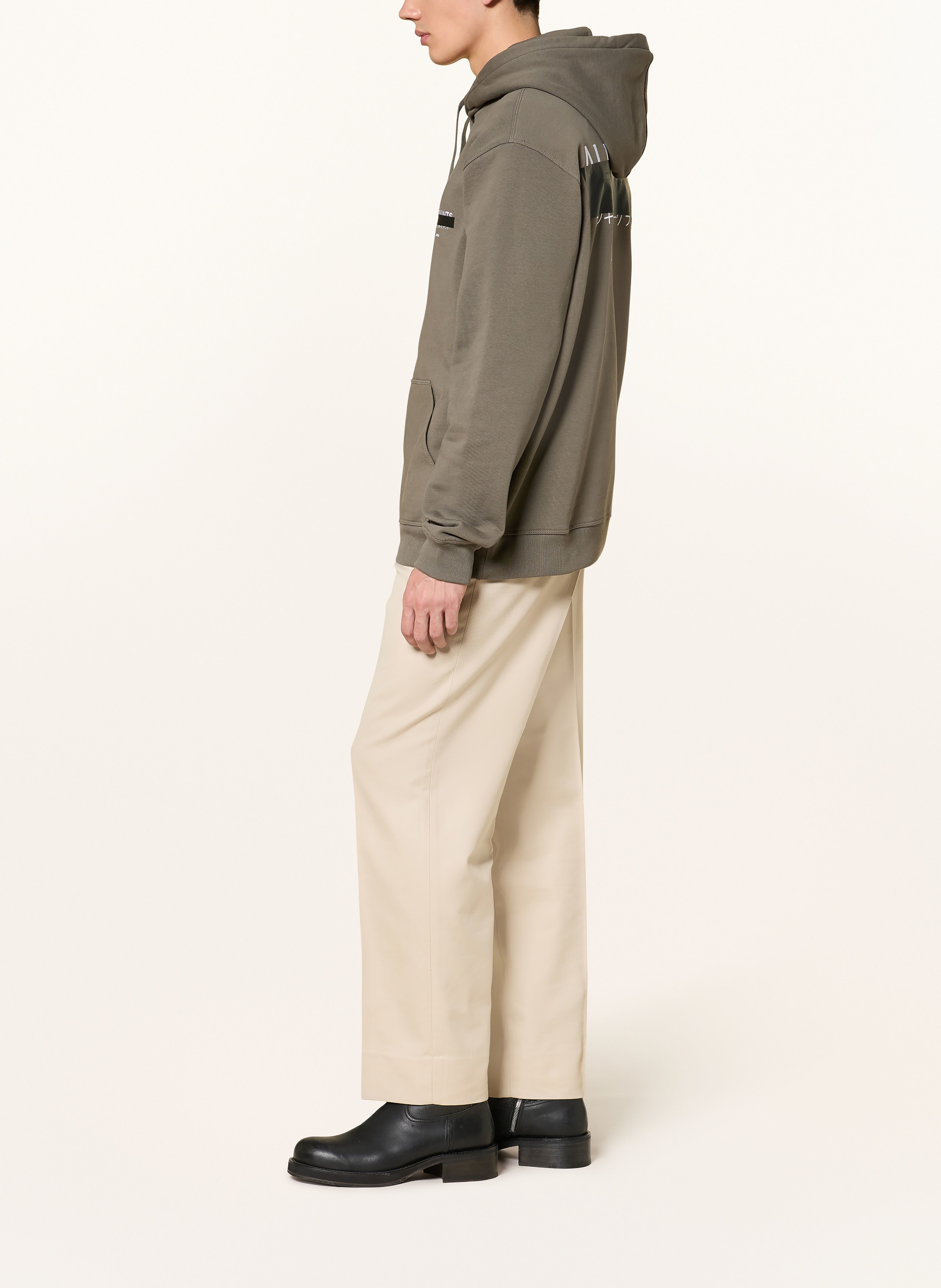 Thumbnail - Allsaints Hoodie Redact gruen