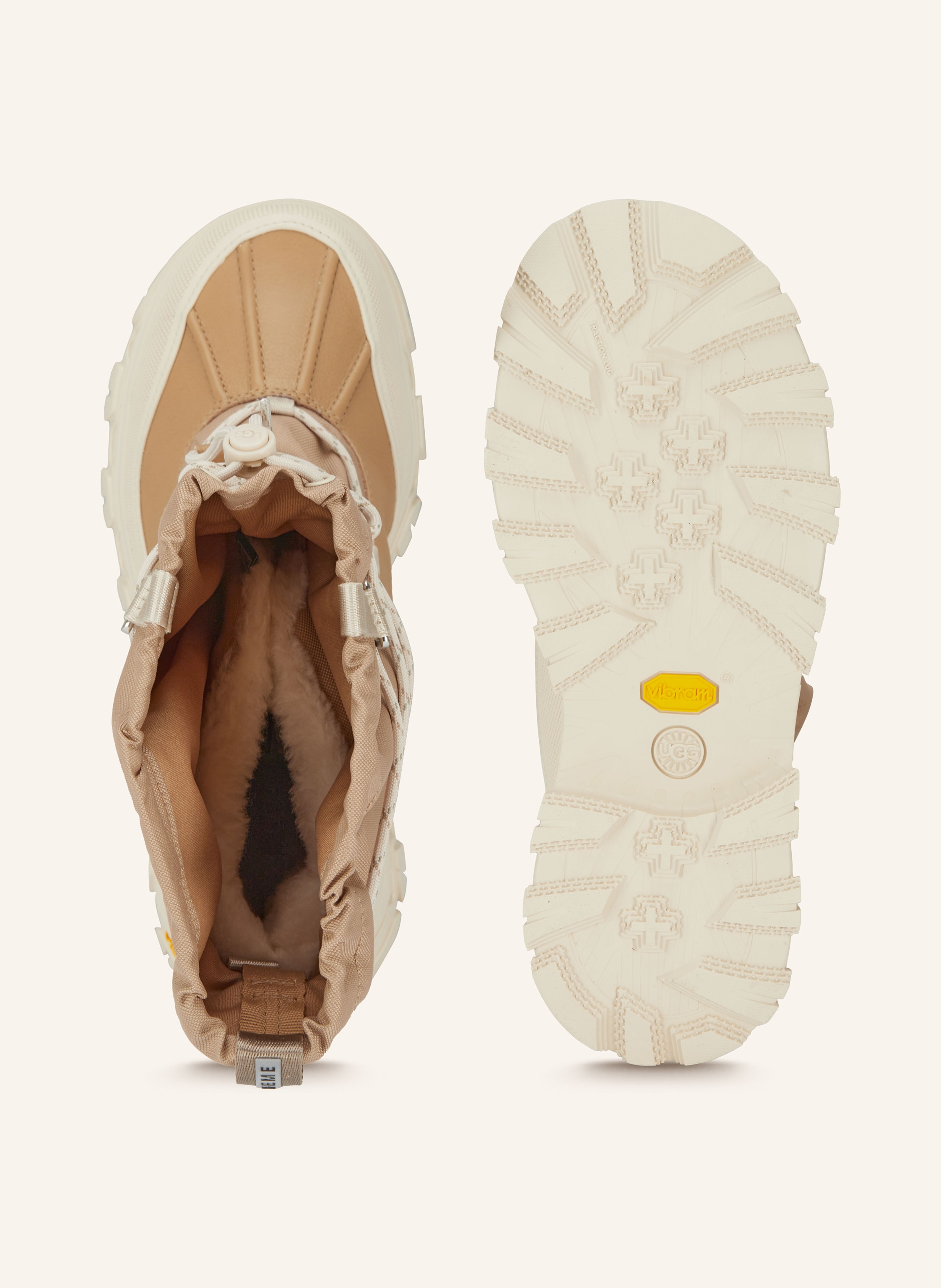 Thumbnail - Ugg Schnürboots Metropeak beige