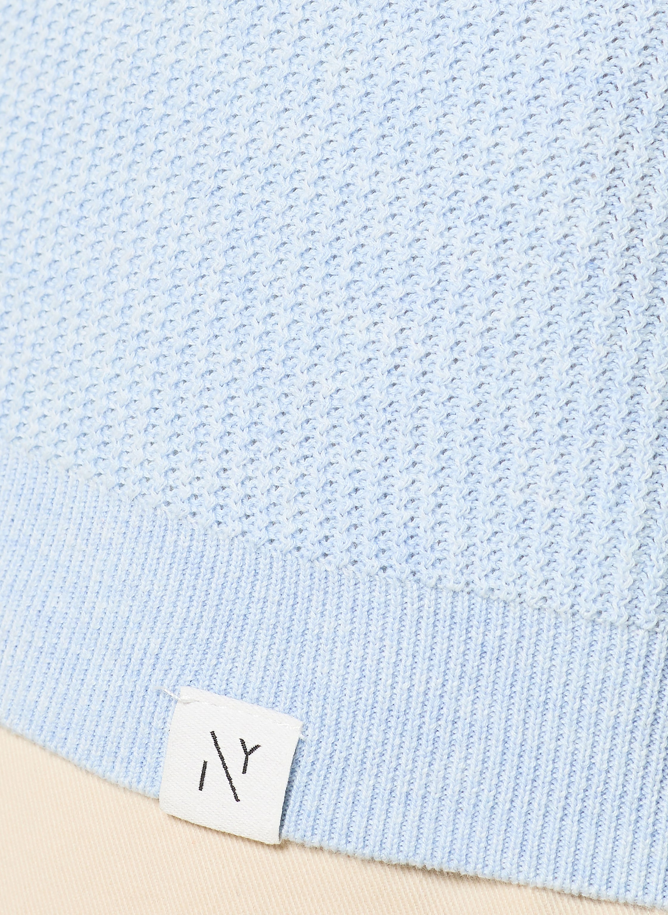 Thumbnail - Nowadays Strick-Poloshirt blau