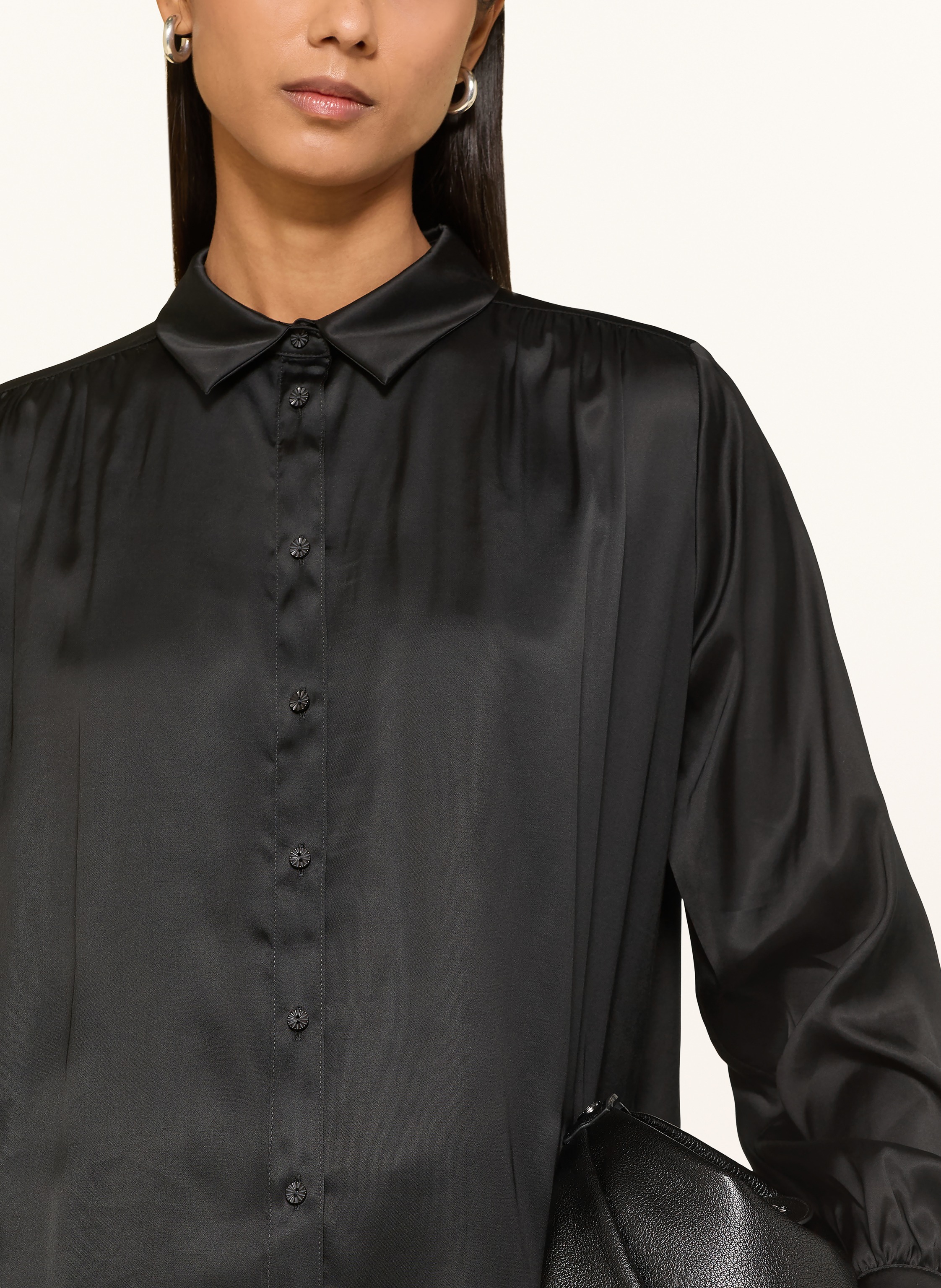 Thumbnail - Desoto Hemdbluse Luxury Lena schwarz